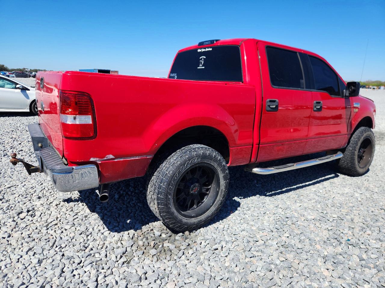 2004 Ford F150 Supercrew Red vin: 1FTRW12W24KC71102