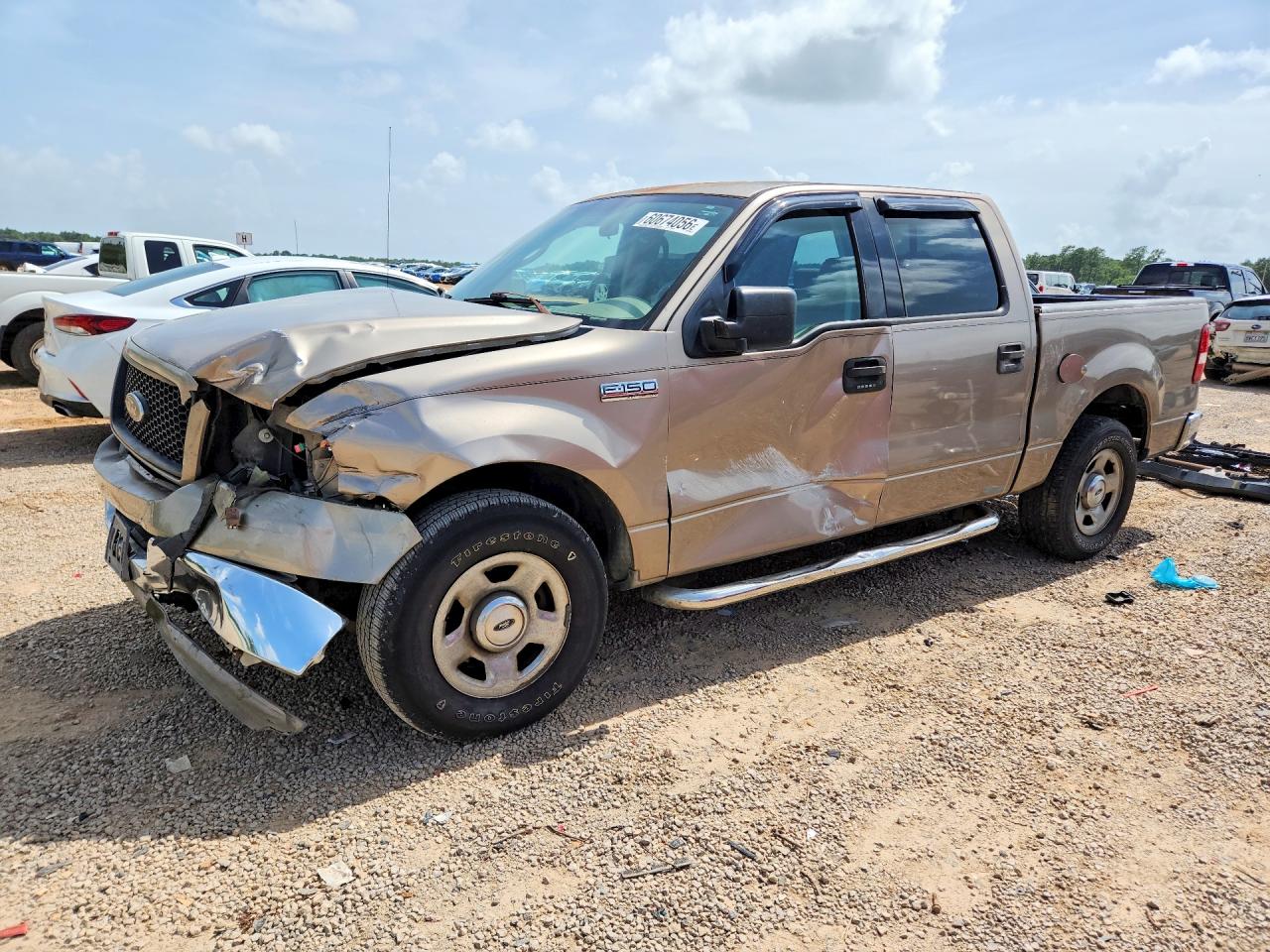 2004 Ford F150 Supercrew Tan vin: 1FTRW12W24KC84626