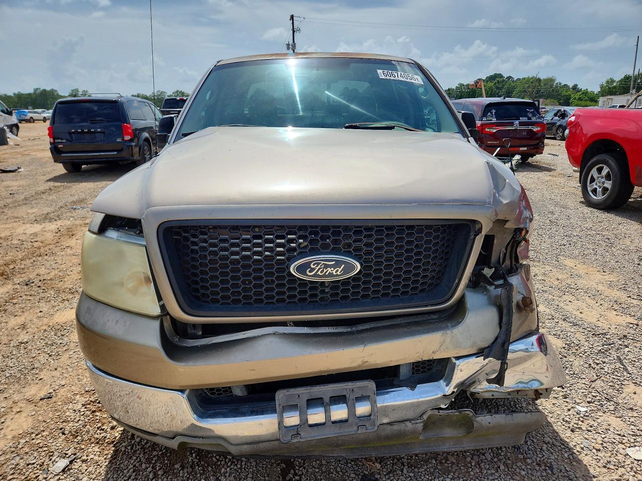 2004 Ford F150 Supercrew Tan vin: 1FTRW12W24KC84626