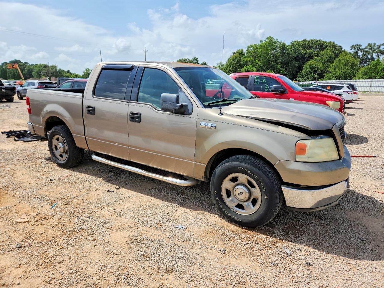 2004 Ford F150 Supercrew Tan vin: 1FTRW12W24KC84626