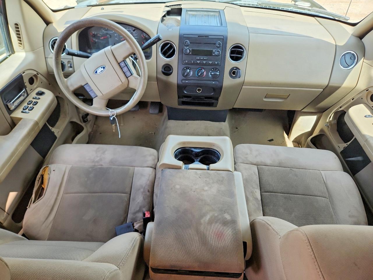 2004 Ford F150 Supercrew Tan vin: 1FTRW12W24KC84626