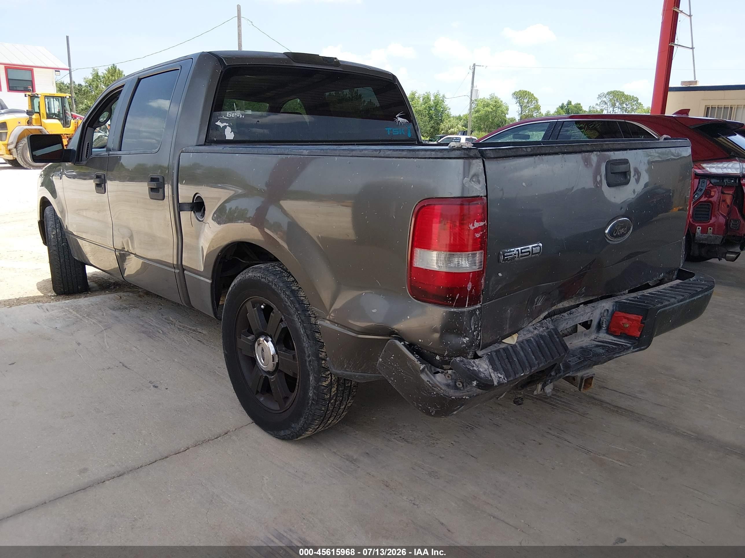 2005 Ford F-150 Xlt Серый vin: 1FTRW12W25FA69046