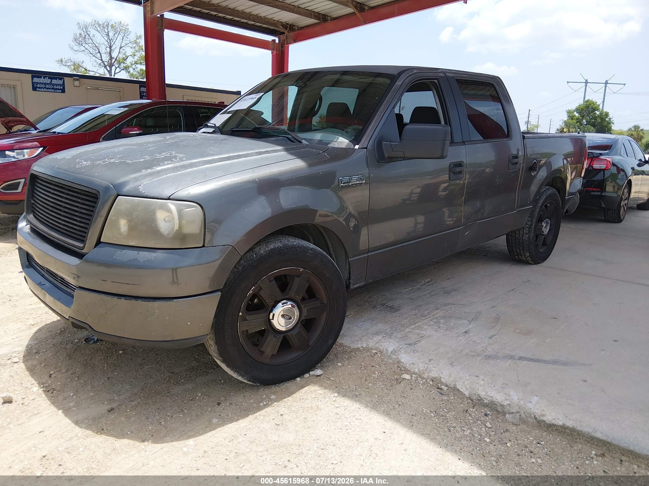 2005 Ford F-150 Xlt Серый vin: 1FTRW12W25FA69046