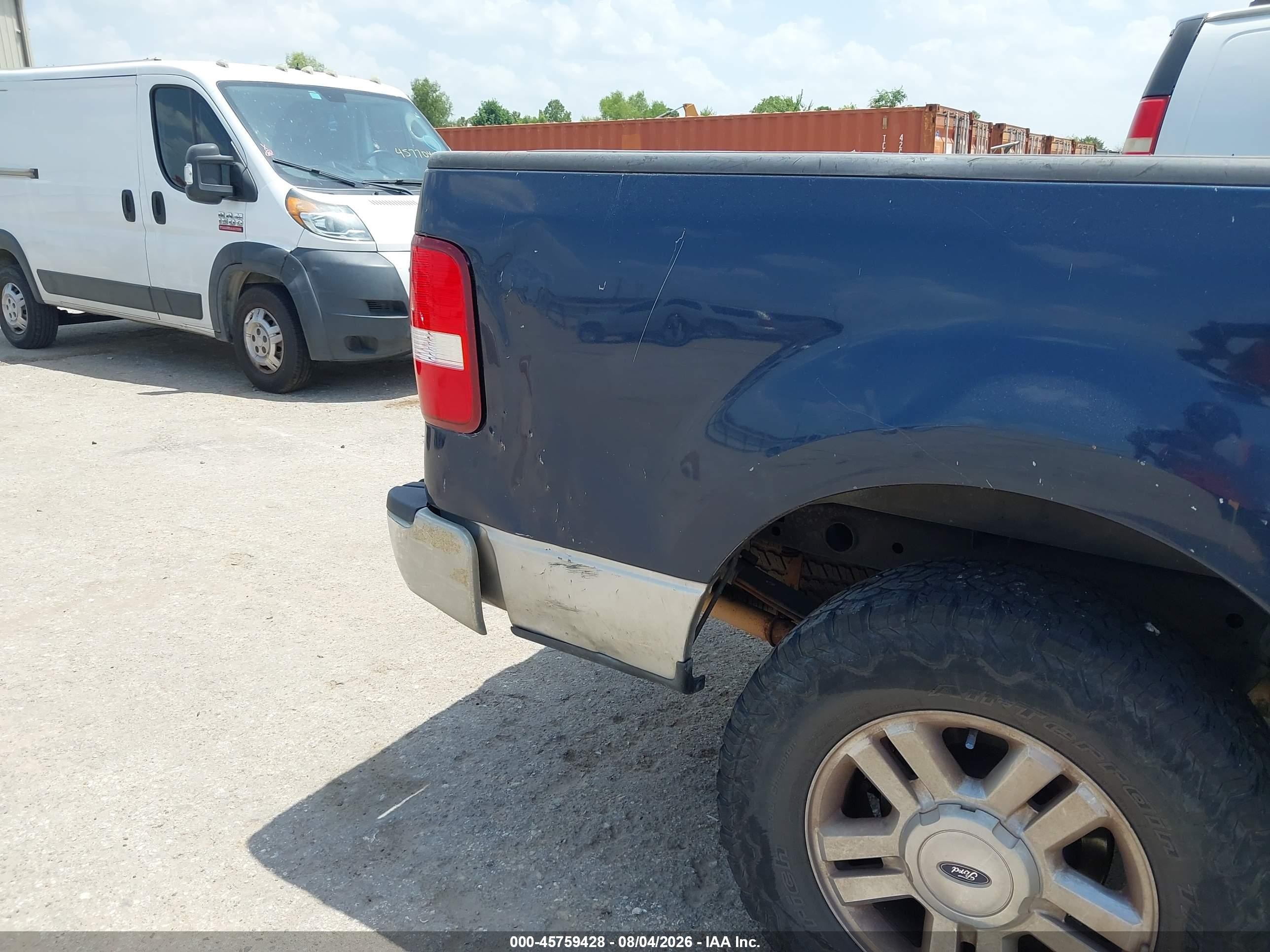 2006 Ford F-150 Xlt Blue vin: 1FTRW12W26FA96782