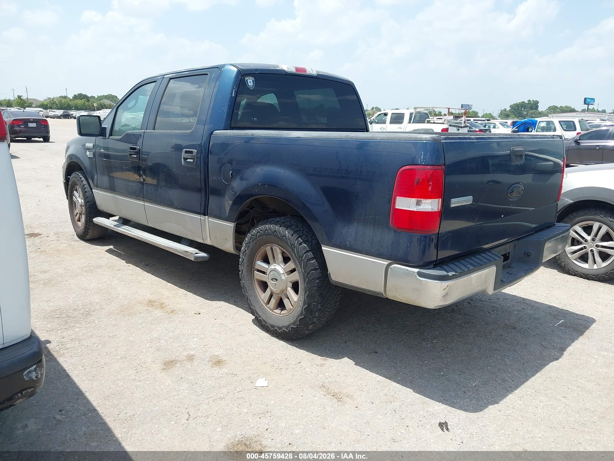 2006 Ford F-150 Xlt Blue vin: 1FTRW12W26FA96782