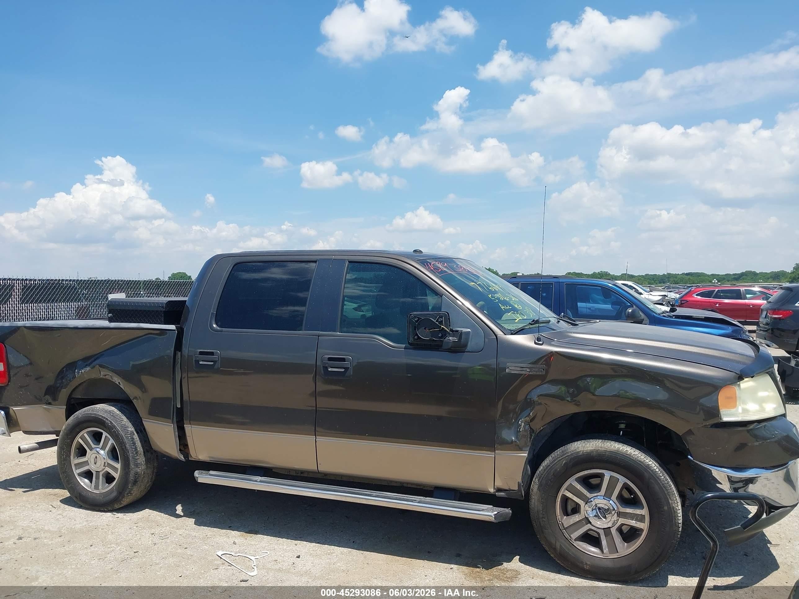 2006 Ford F-150 Xlt Brown vin: 1FTRW12W26FB20417