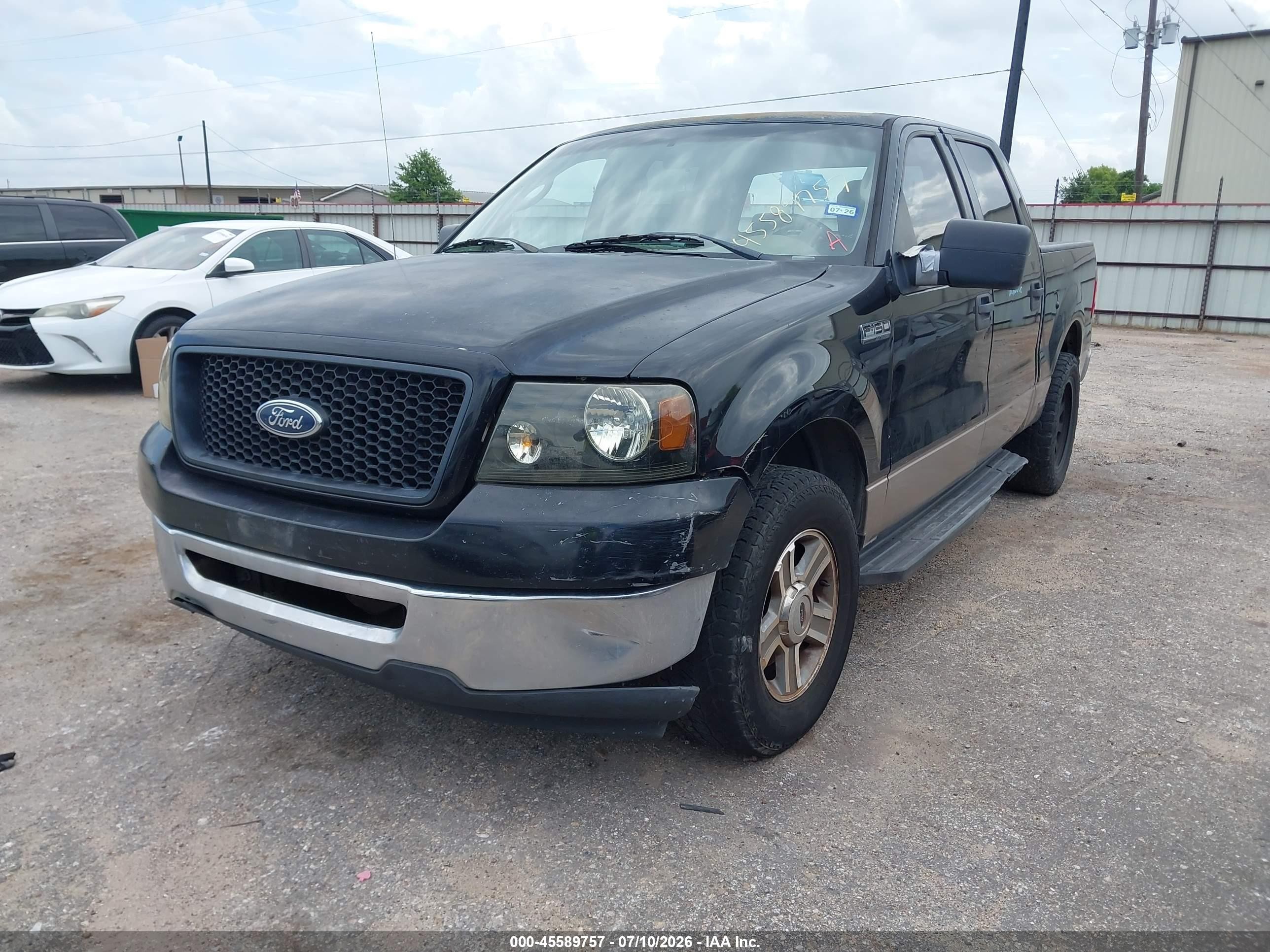 2006 Ford F-150 Xlt Черный vin: 1FTRW12W26KC38474