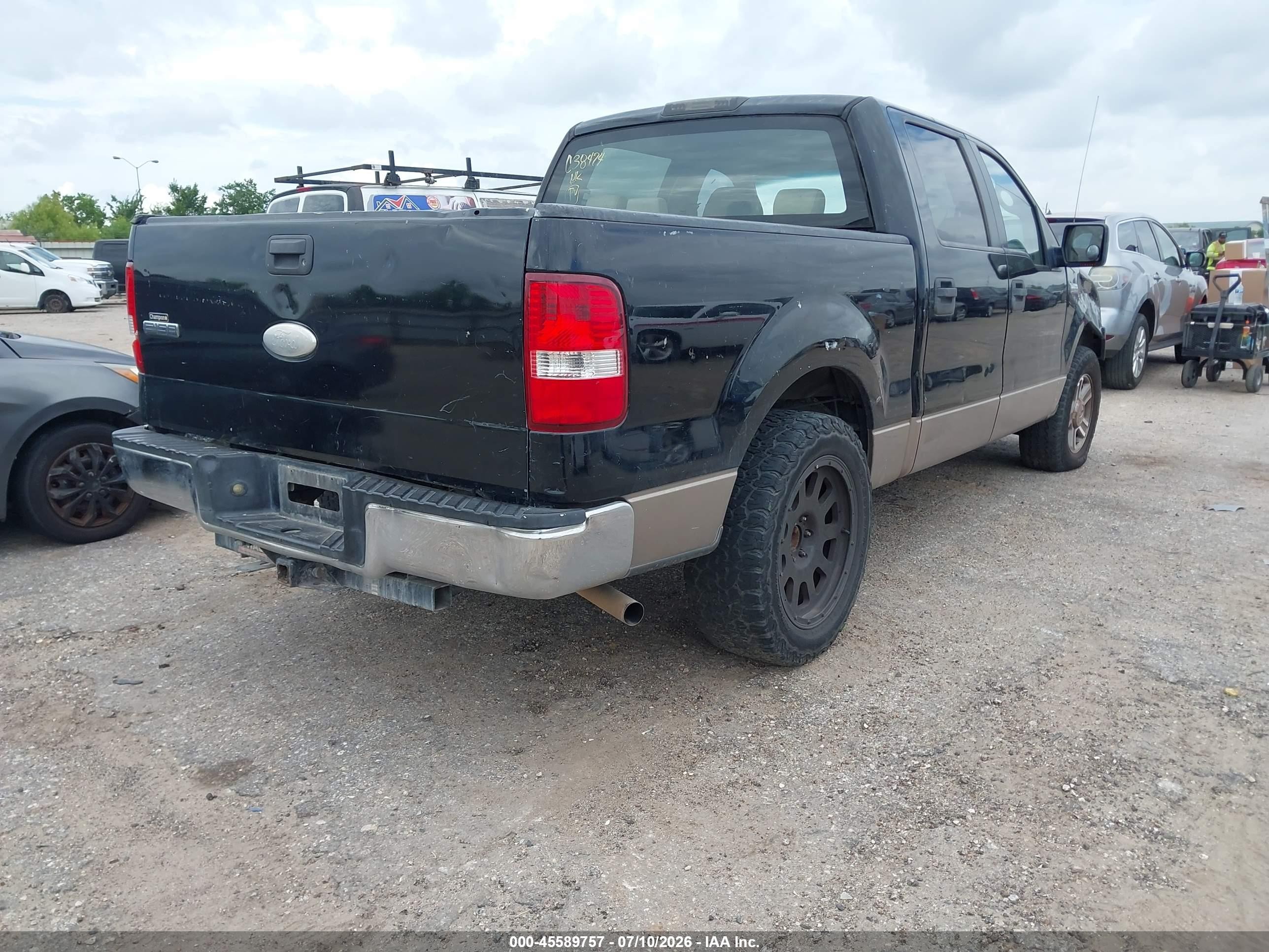 2006 Ford F-150 Xlt Черный vin: 1FTRW12W26KC38474