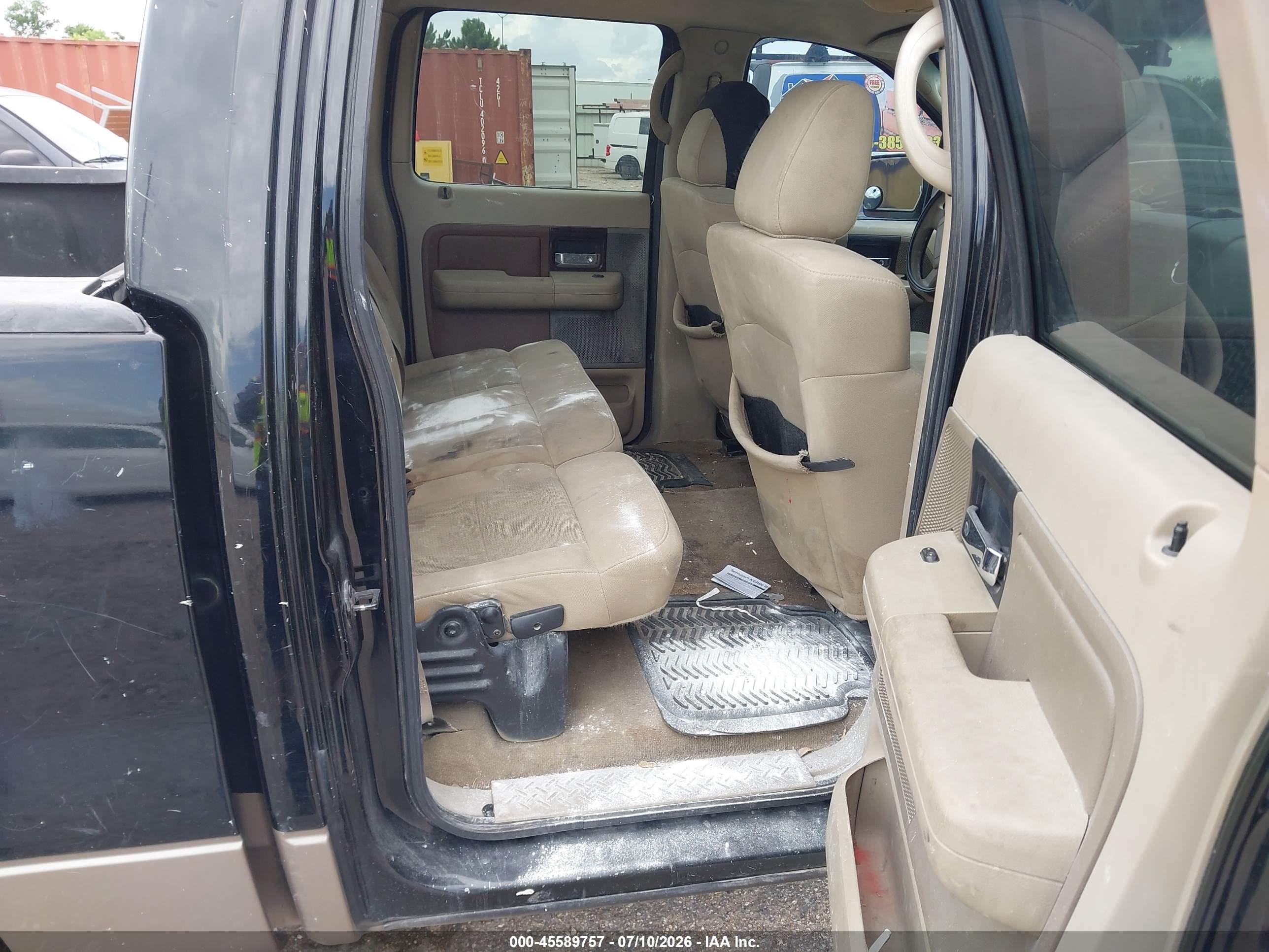 2006 Ford F-150 Xlt Черный vin: 1FTRW12W26KC38474