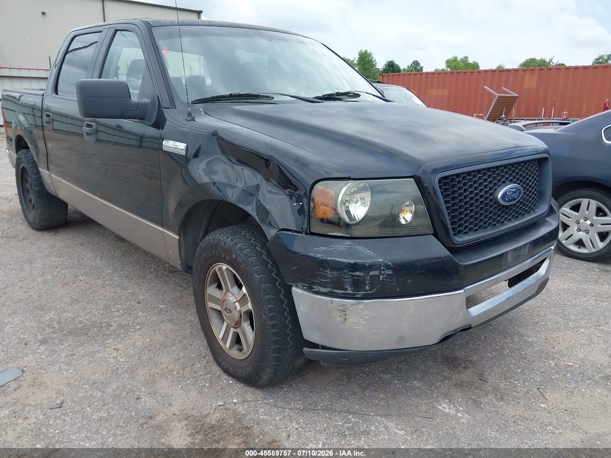 2006 Ford F-150 Xlt Черный vin: 1FTRW12W26KC38474