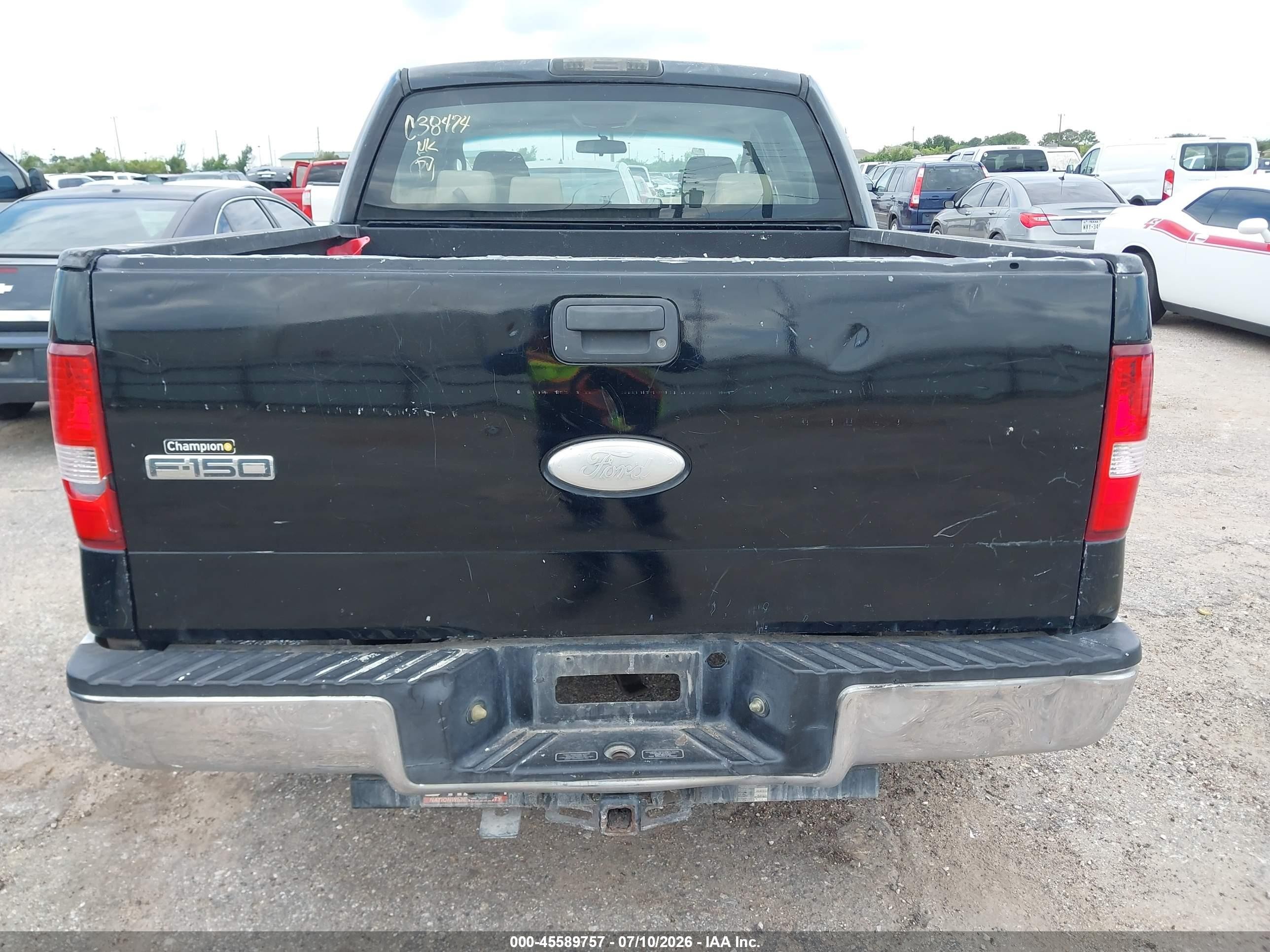 2006 Ford F-150 Xlt Черный vin: 1FTRW12W26KC38474