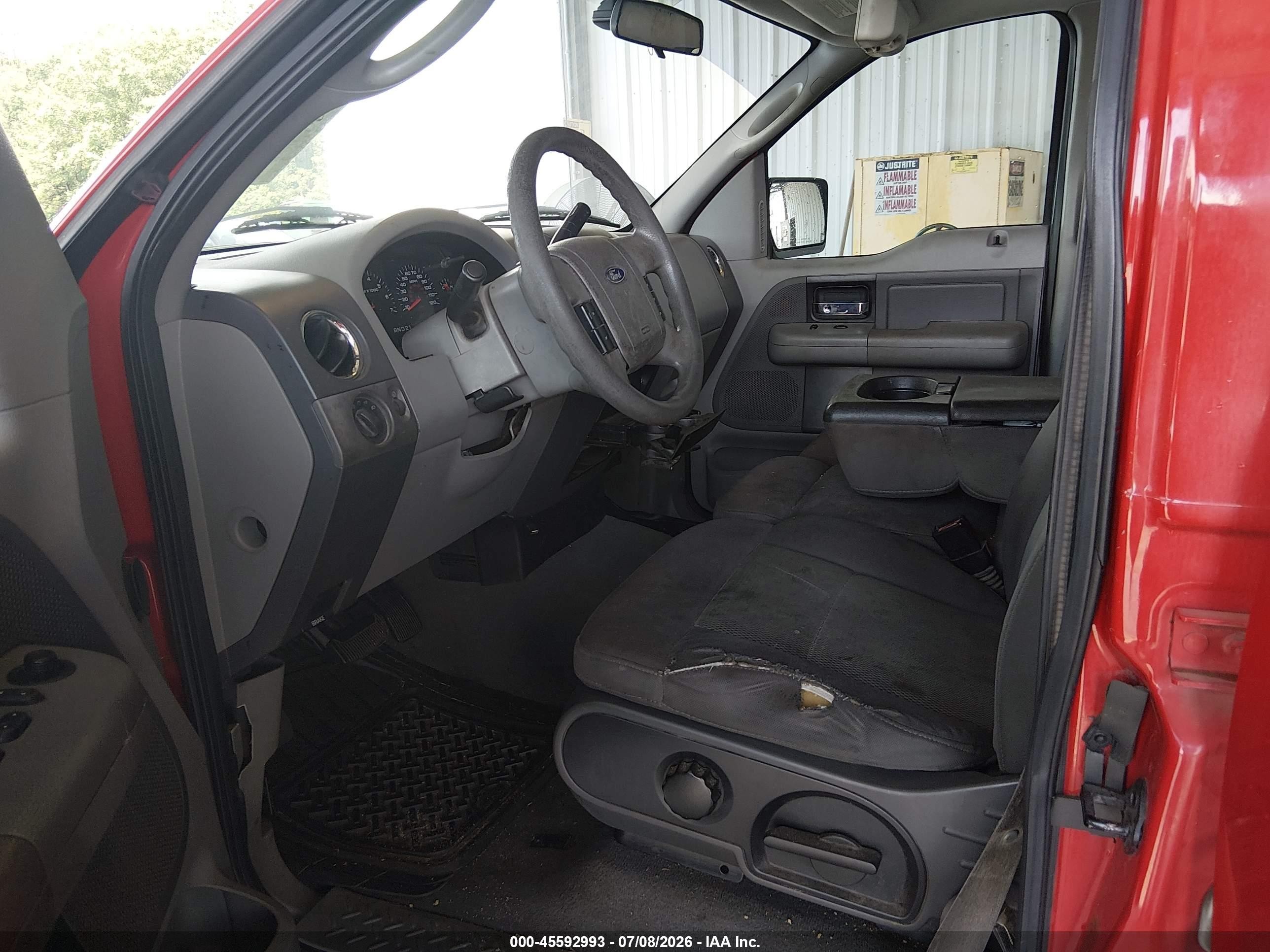 2006 Ford F-150 Xlt Red vin: 1FTRW12W26KC55484