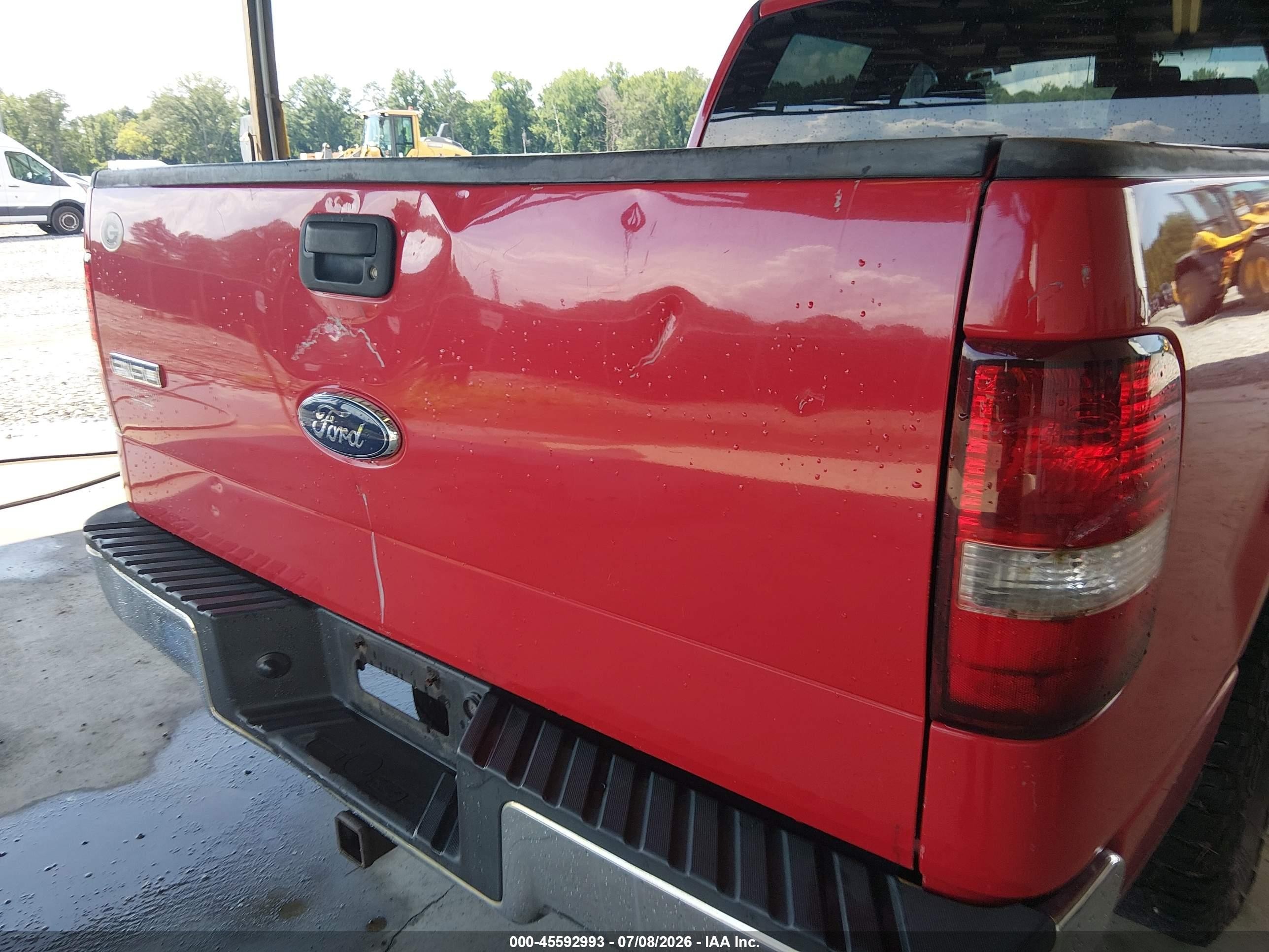 2006 Ford F-150 Xlt Red vin: 1FTRW12W26KC55484