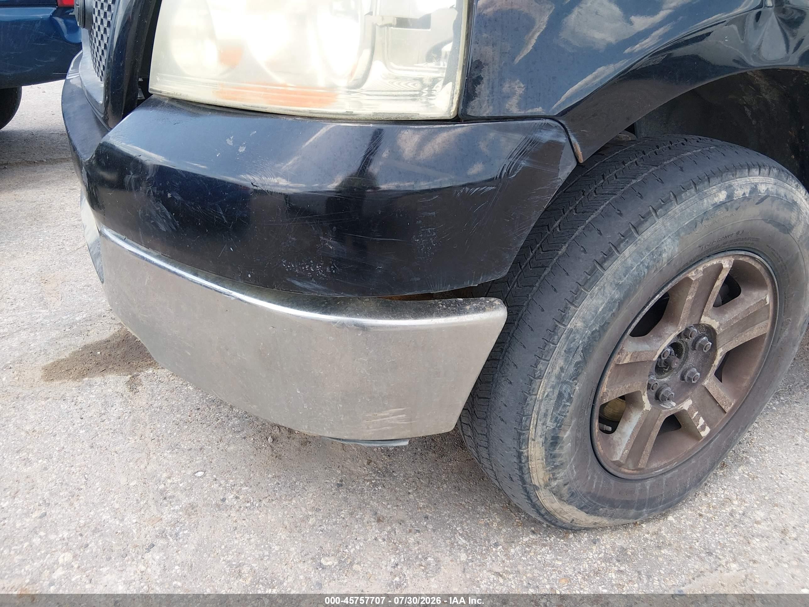 2006 Ford F-150 Xlt Black vin: 1FTRW12W26KD74572