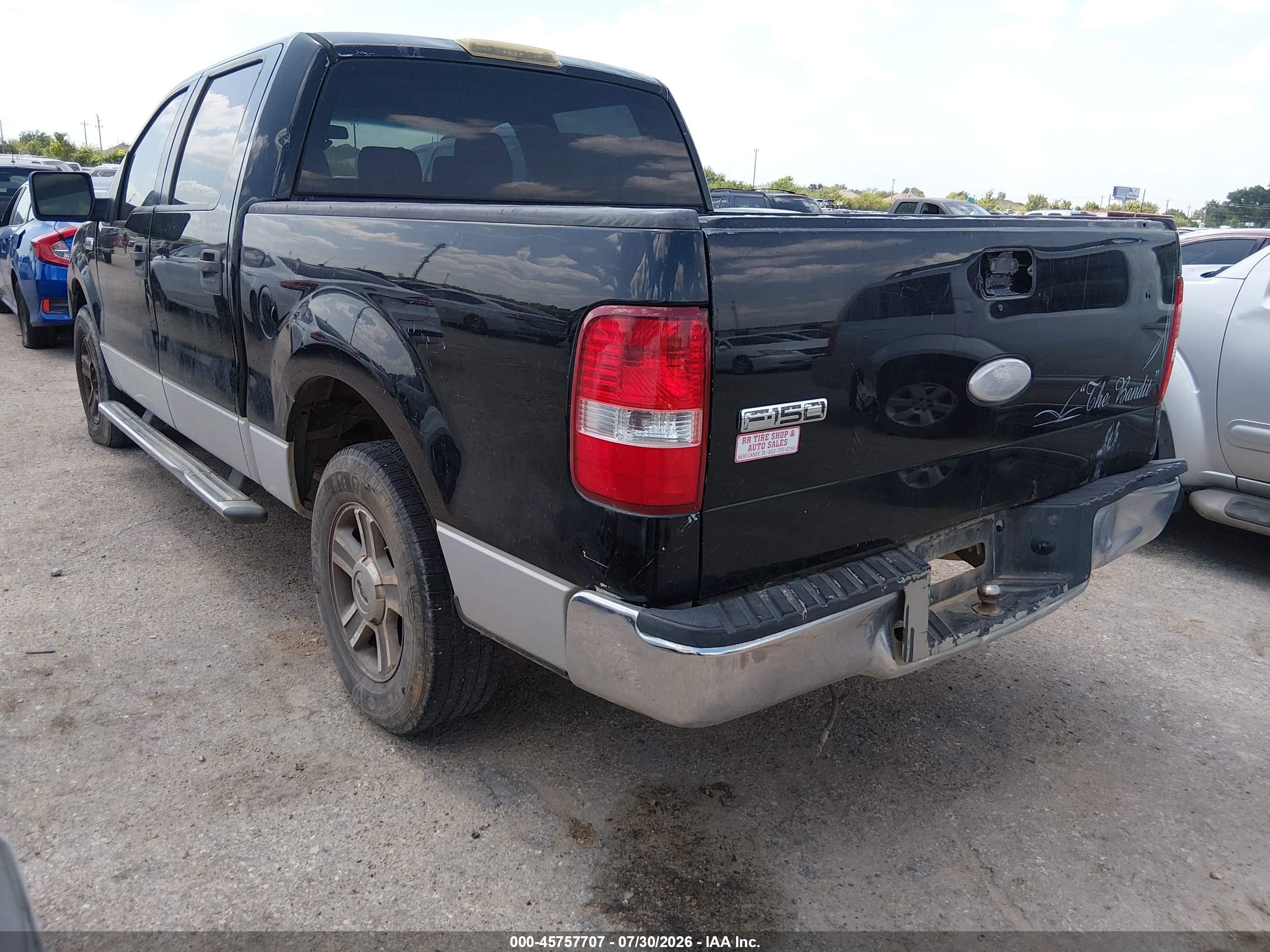 2006 Ford F-150 Xlt Black vin: 1FTRW12W26KD74572