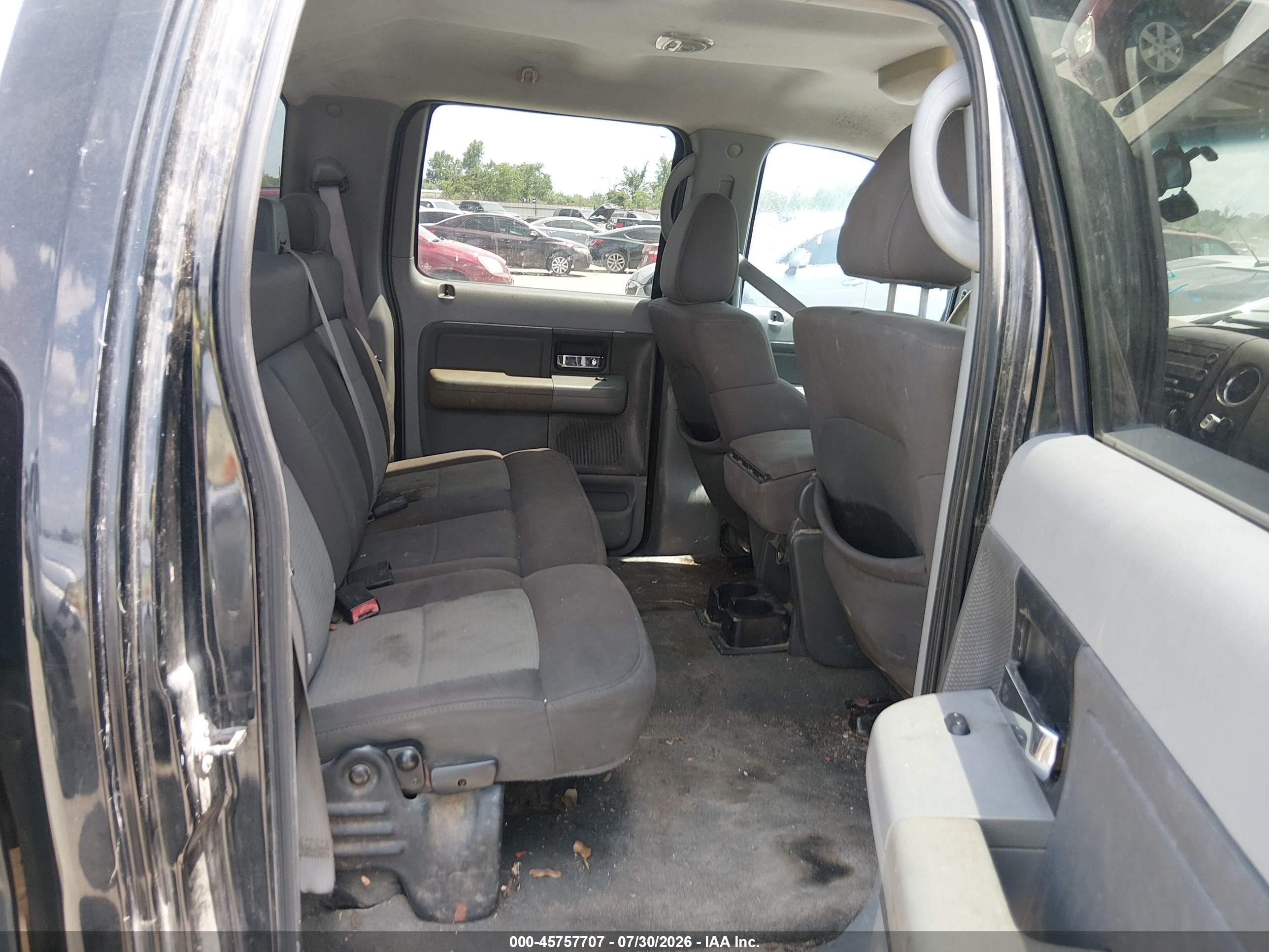 2006 Ford F-150 Xlt Black vin: 1FTRW12W26KD74572