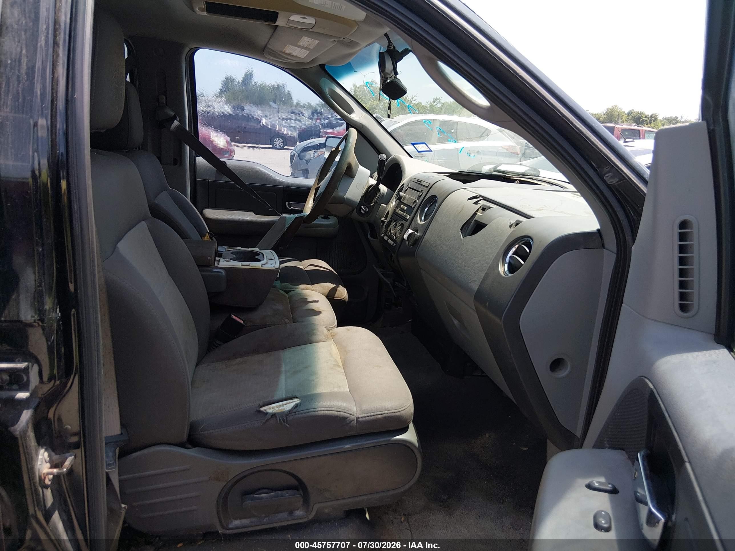 2006 Ford F-150 Xlt Black vin: 1FTRW12W26KD74572