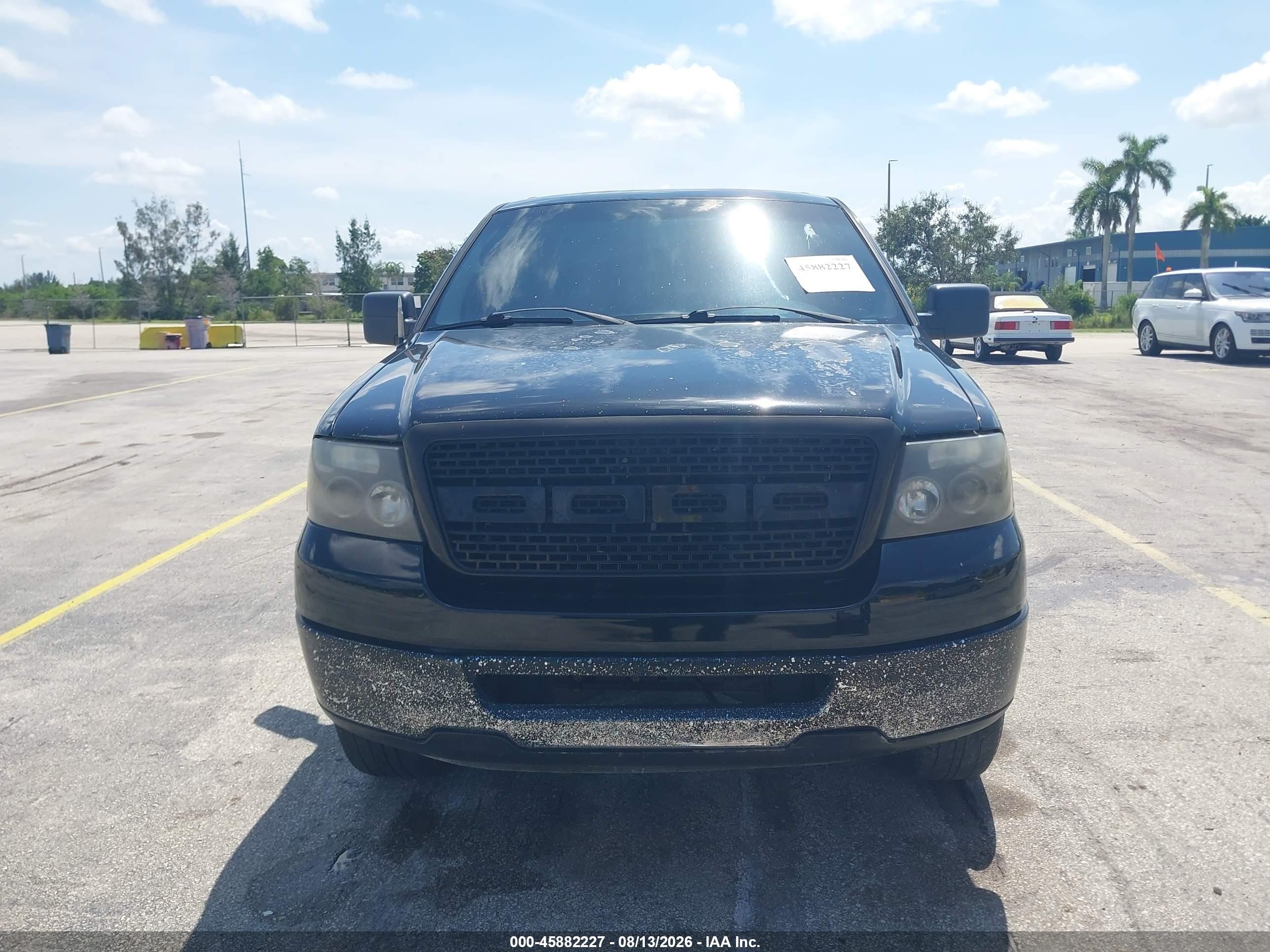 2007 Ford F-150 Xlt Black vin: 1FTRW12W27FA60446