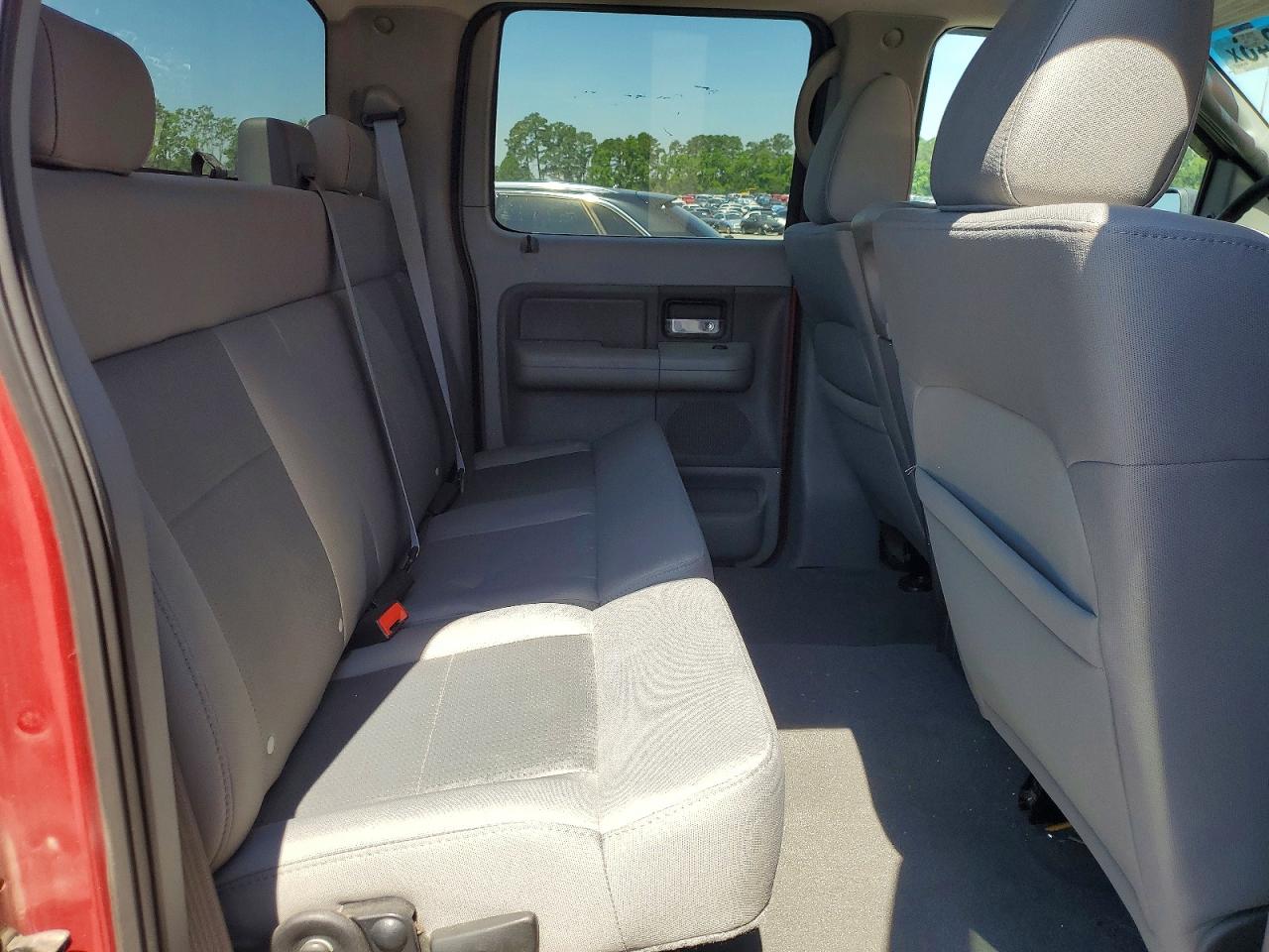 2007 Ford F150 Supercrew Красный vin: 1FTRW12W27FB66718