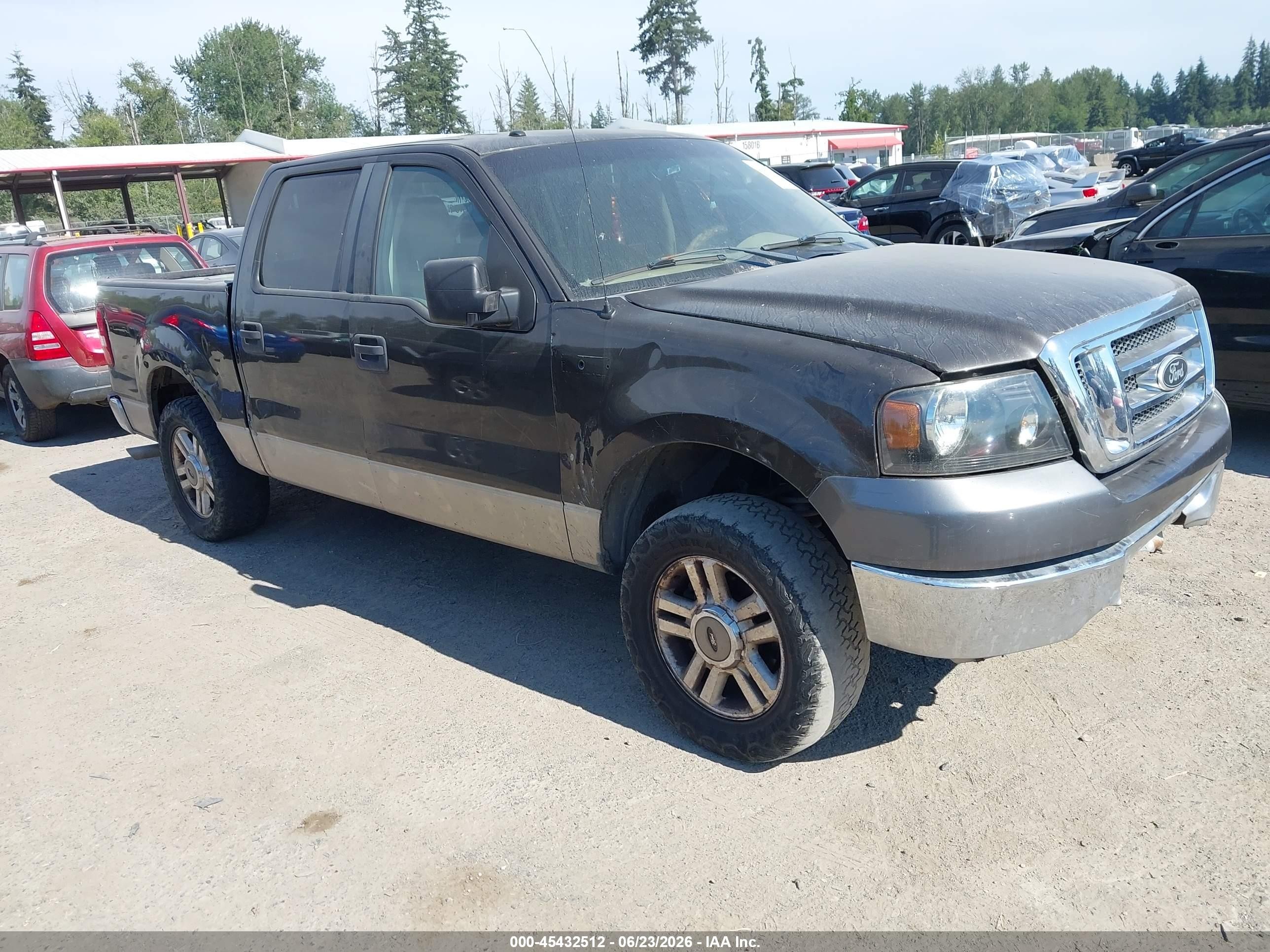 2007 Ford F-150 Xlt Коричневый vin: 1FTRW12W27KC41683