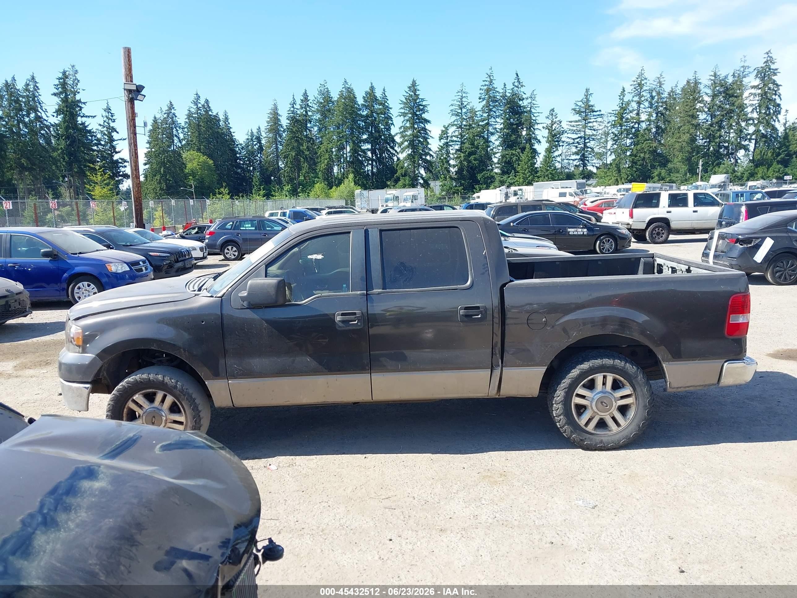 2007 Ford F-150 Xlt Коричневый vin: 1FTRW12W27KC41683