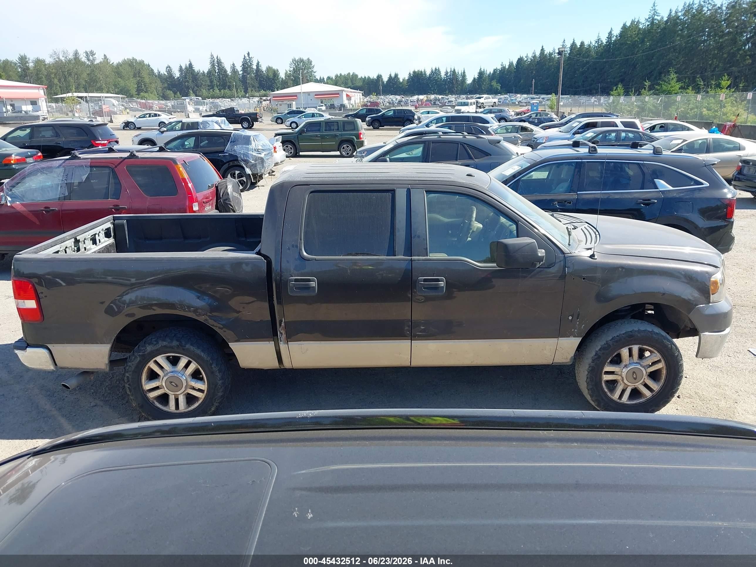 2007 Ford F-150 Xlt Коричневый vin: 1FTRW12W27KC41683