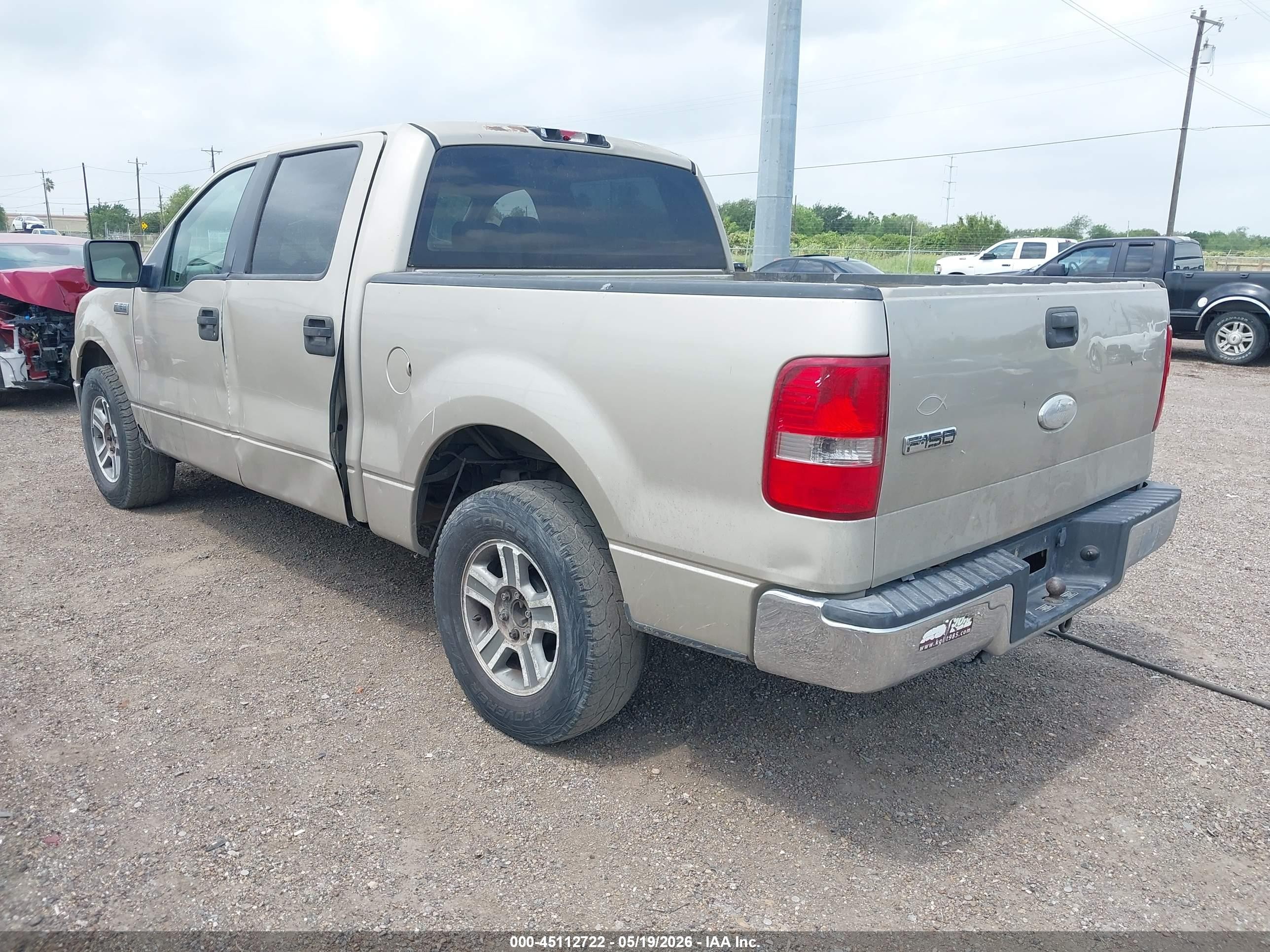 2007 Ford F-150 Xlt Gold vin: 1FTRW12W27KC94772