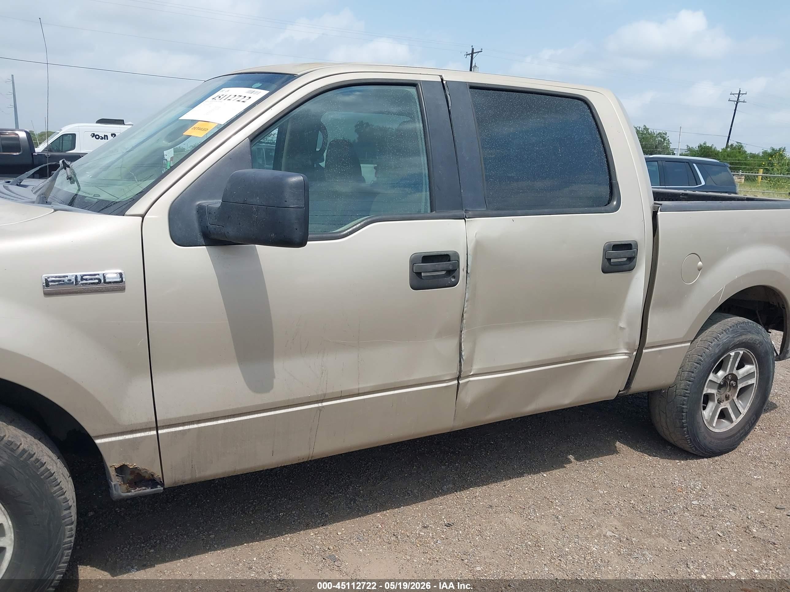 2007 Ford F-150 Xlt Gold vin: 1FTRW12W27KC94772