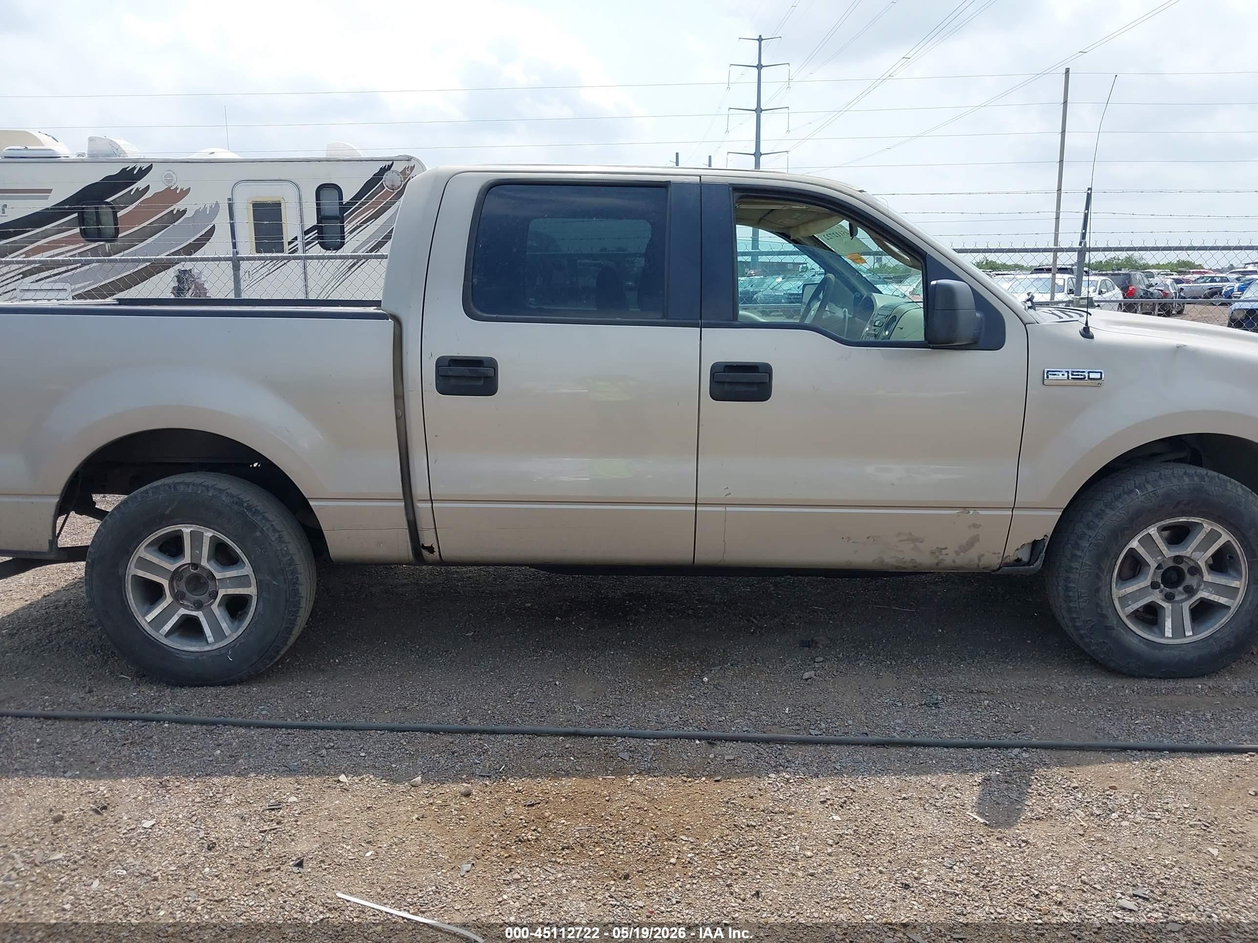 2007 Ford F-150 Xlt Gold vin: 1FTRW12W27KC94772