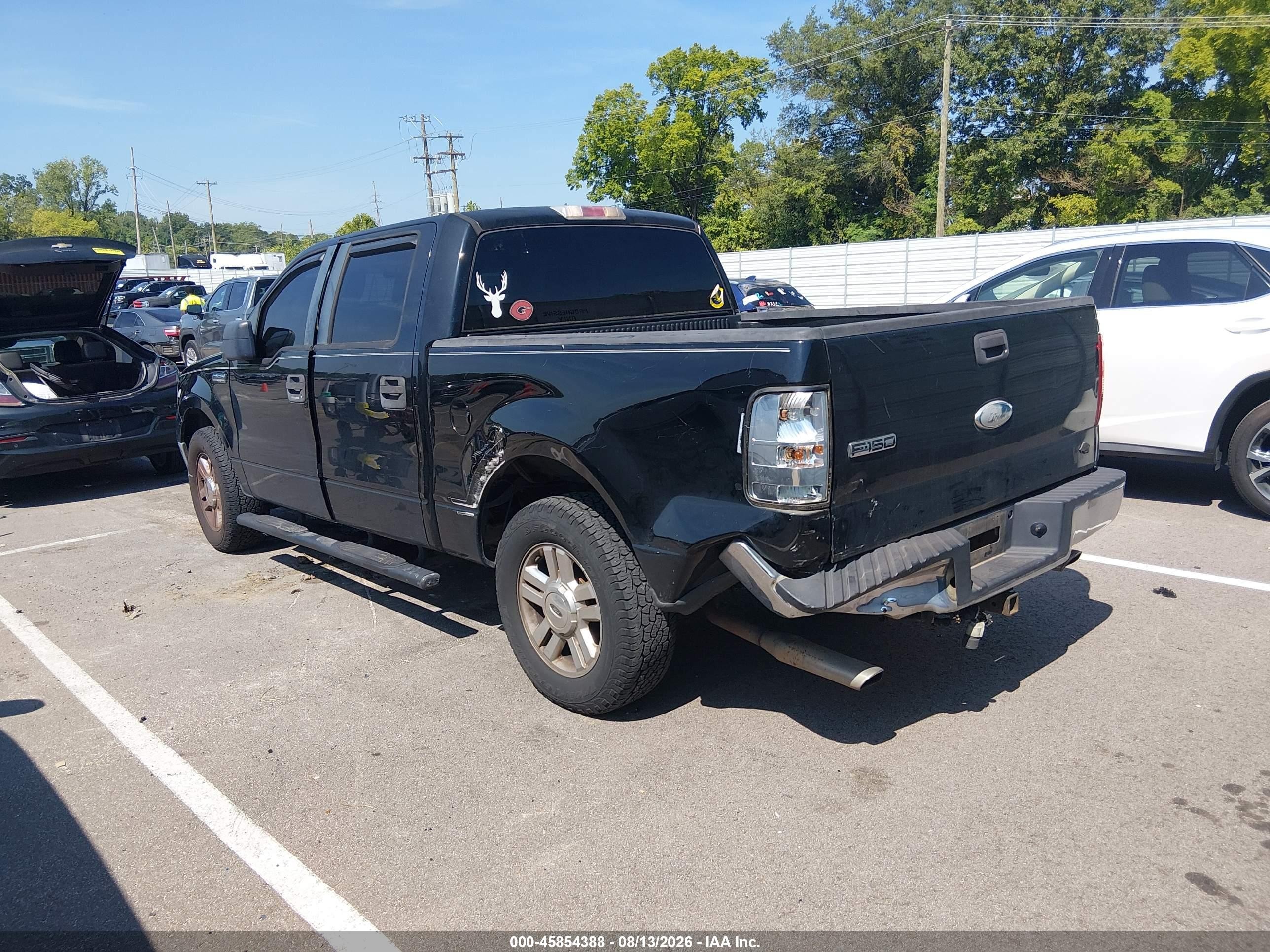2007 Ford F-150 Xlt Черный vin: 1FTRW12W27KD64531
