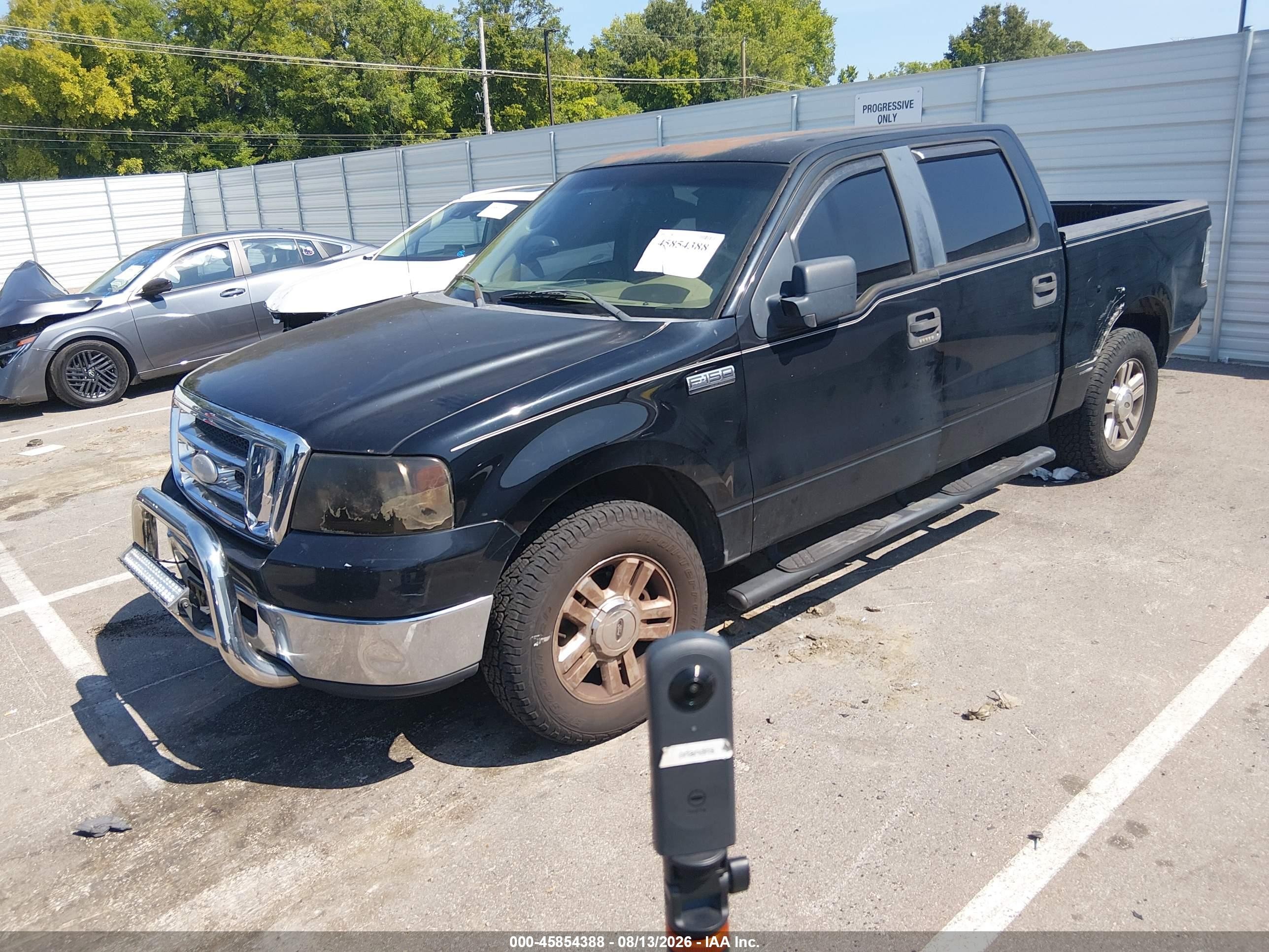 2007 Ford F-150 Xlt Черный vin: 1FTRW12W27KD64531