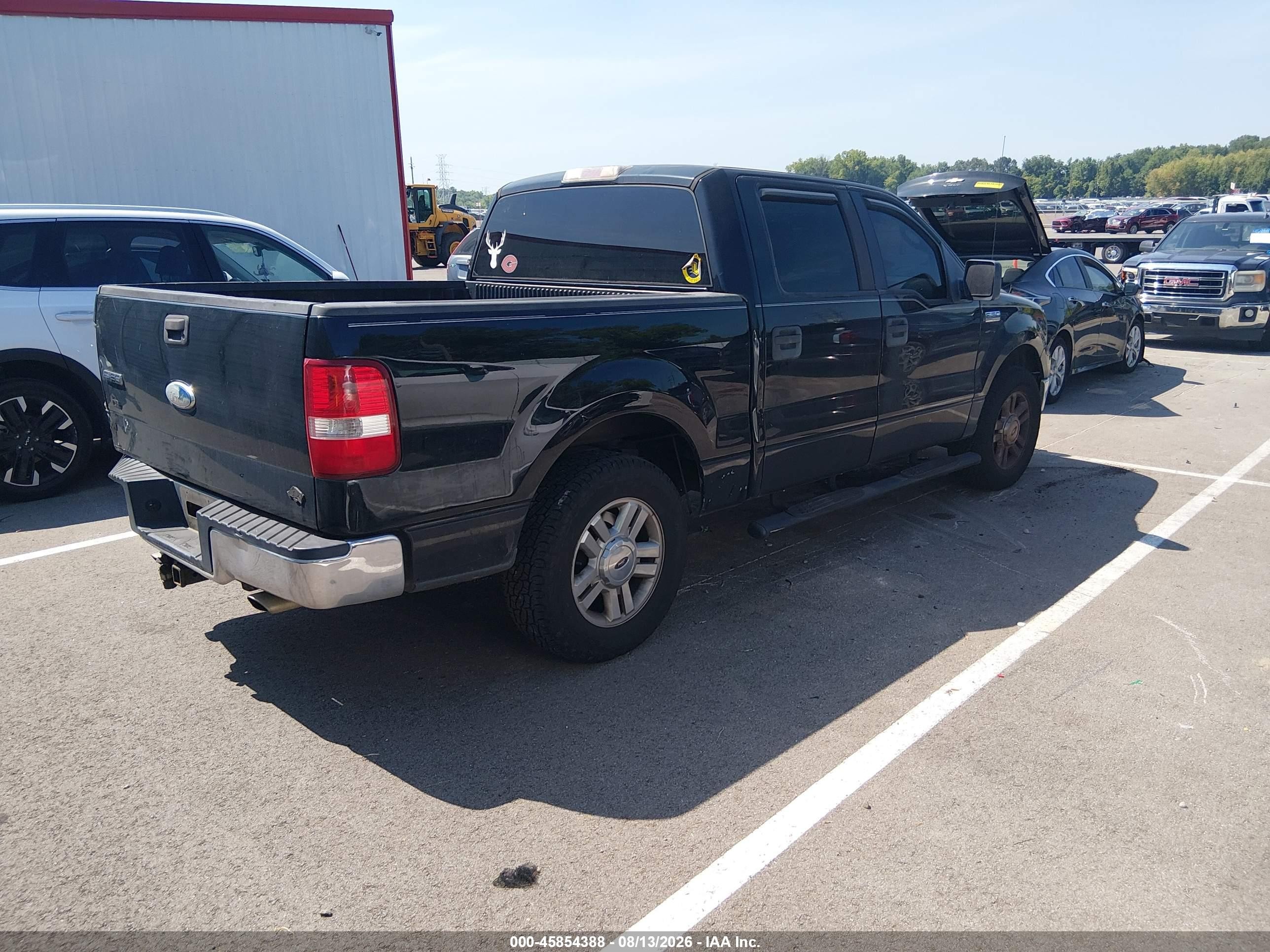 2007 Ford F-150 Xlt Черный vin: 1FTRW12W27KD64531