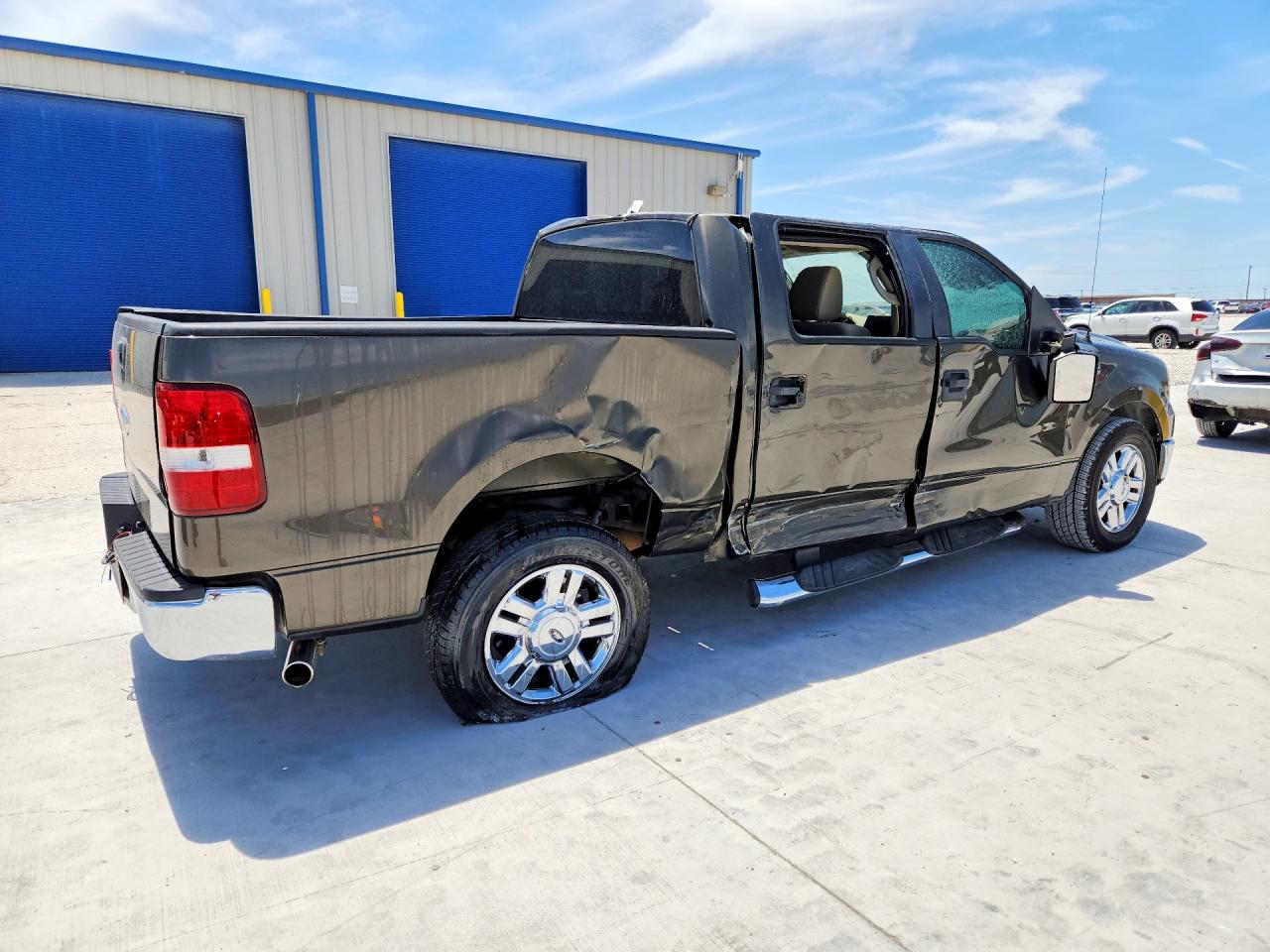 2008 Ford F150 Supercrew Brown vin: 1FTRW12W28FA51246