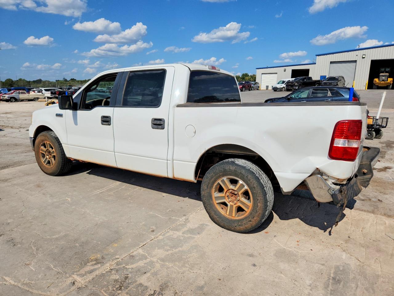 2008 Ford F150 Supercrew White vin: 1FTRW12W28FA72081