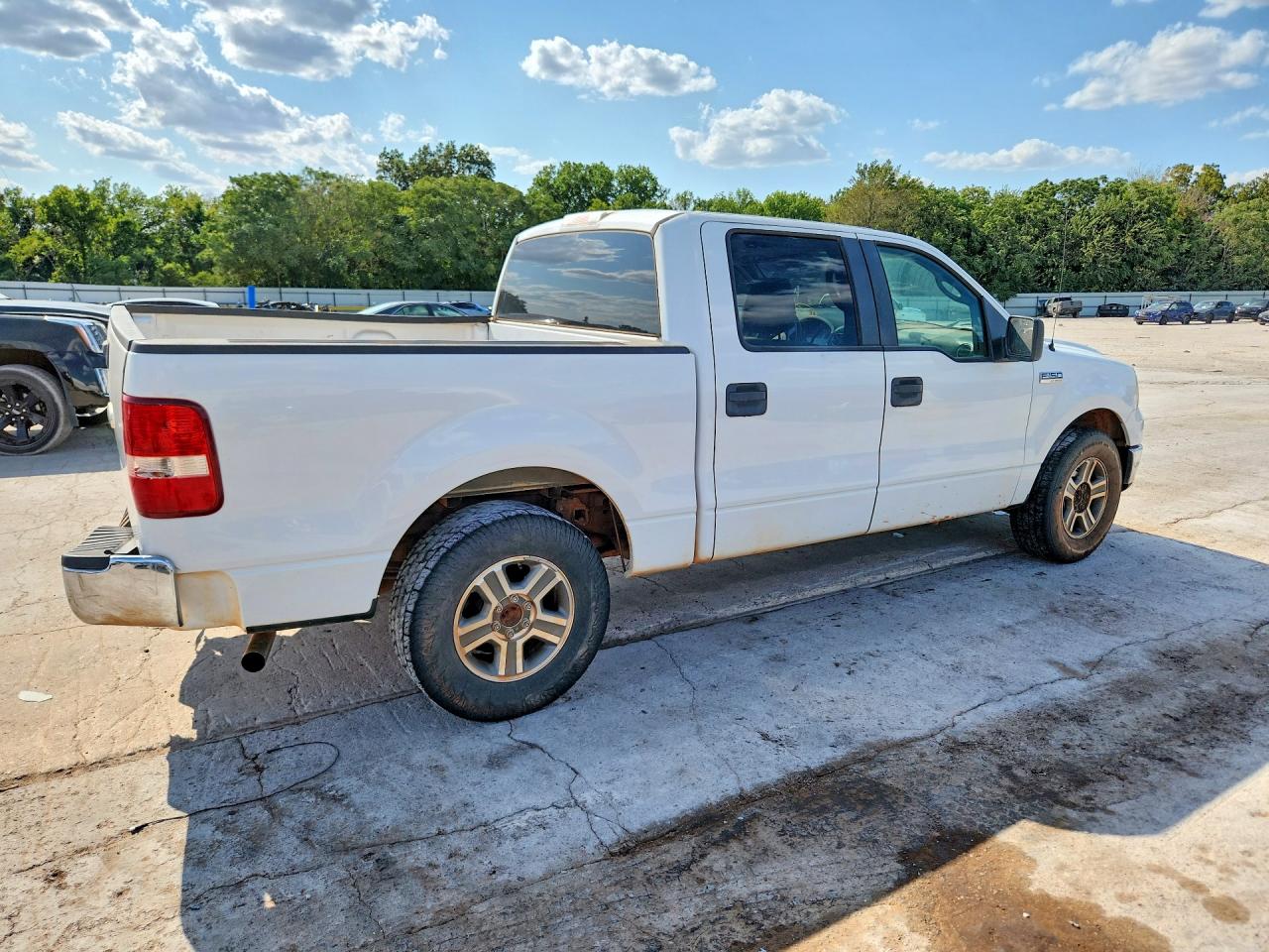2008 Ford F150 Supercrew White vin: 1FTRW12W28FA72081