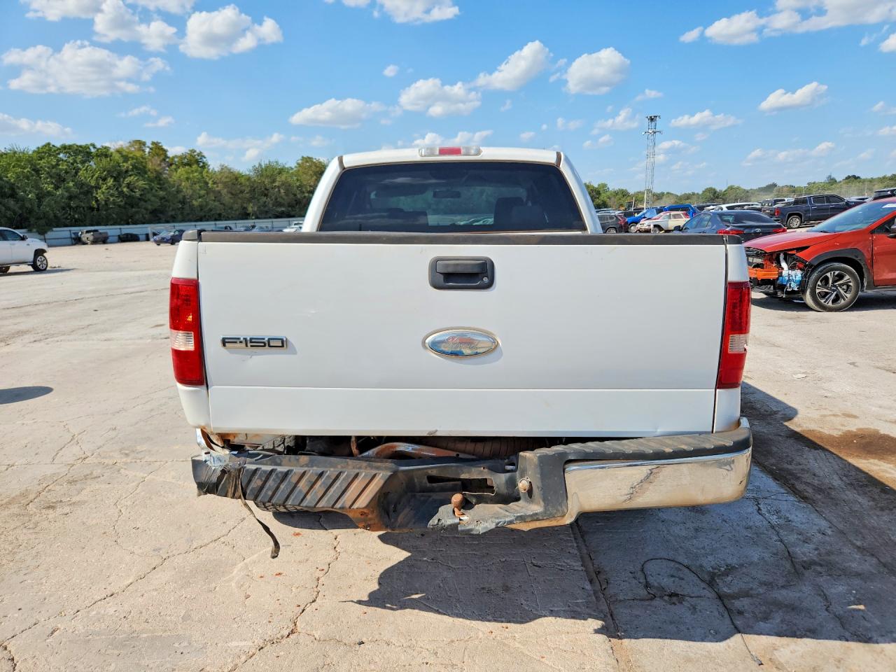 2008 Ford F150 Supercrew White vin: 1FTRW12W28FA72081