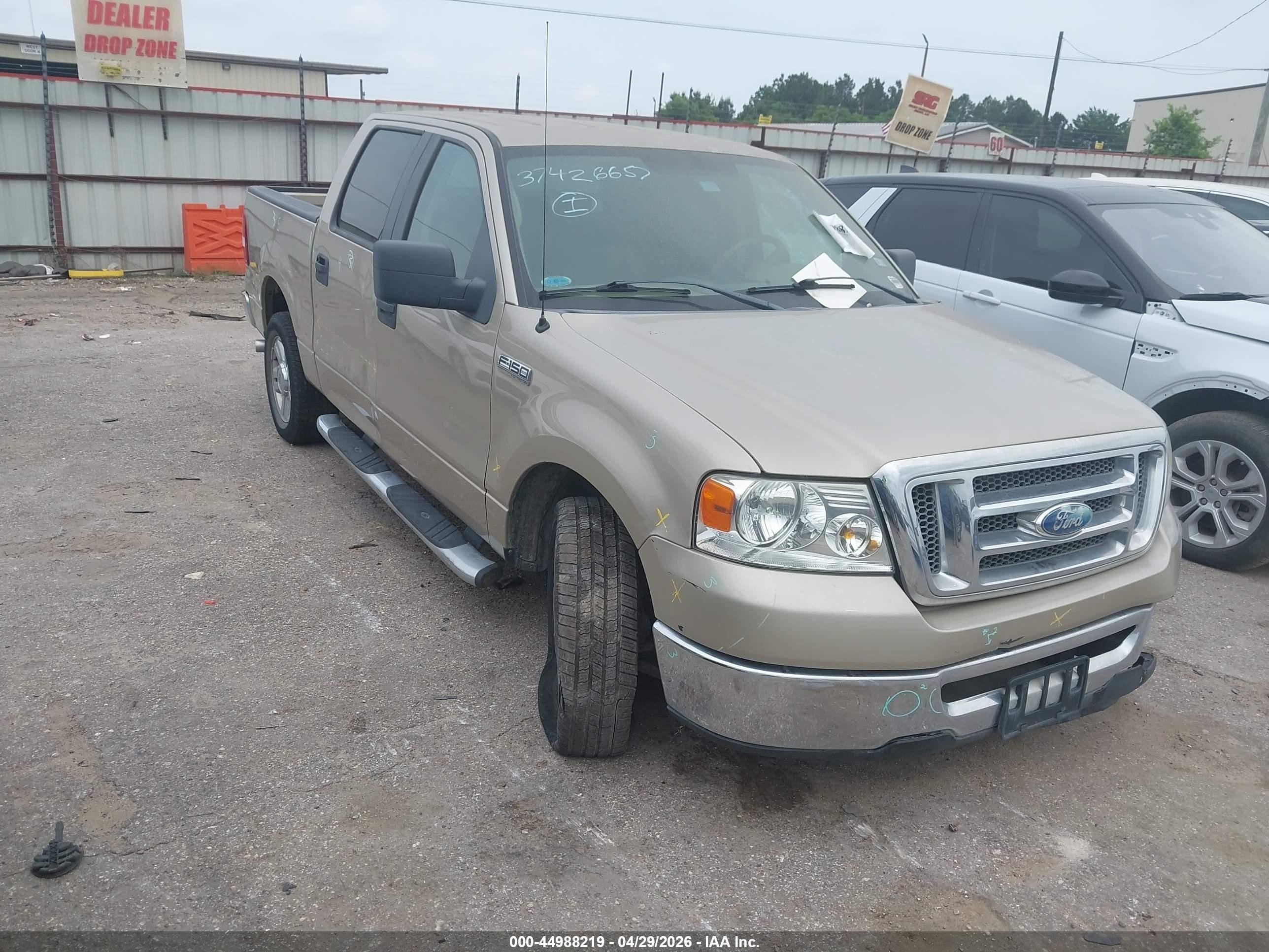 2008 Ford F-150 Xl/xlt Gold vin: 1FTRW12W28FB39732