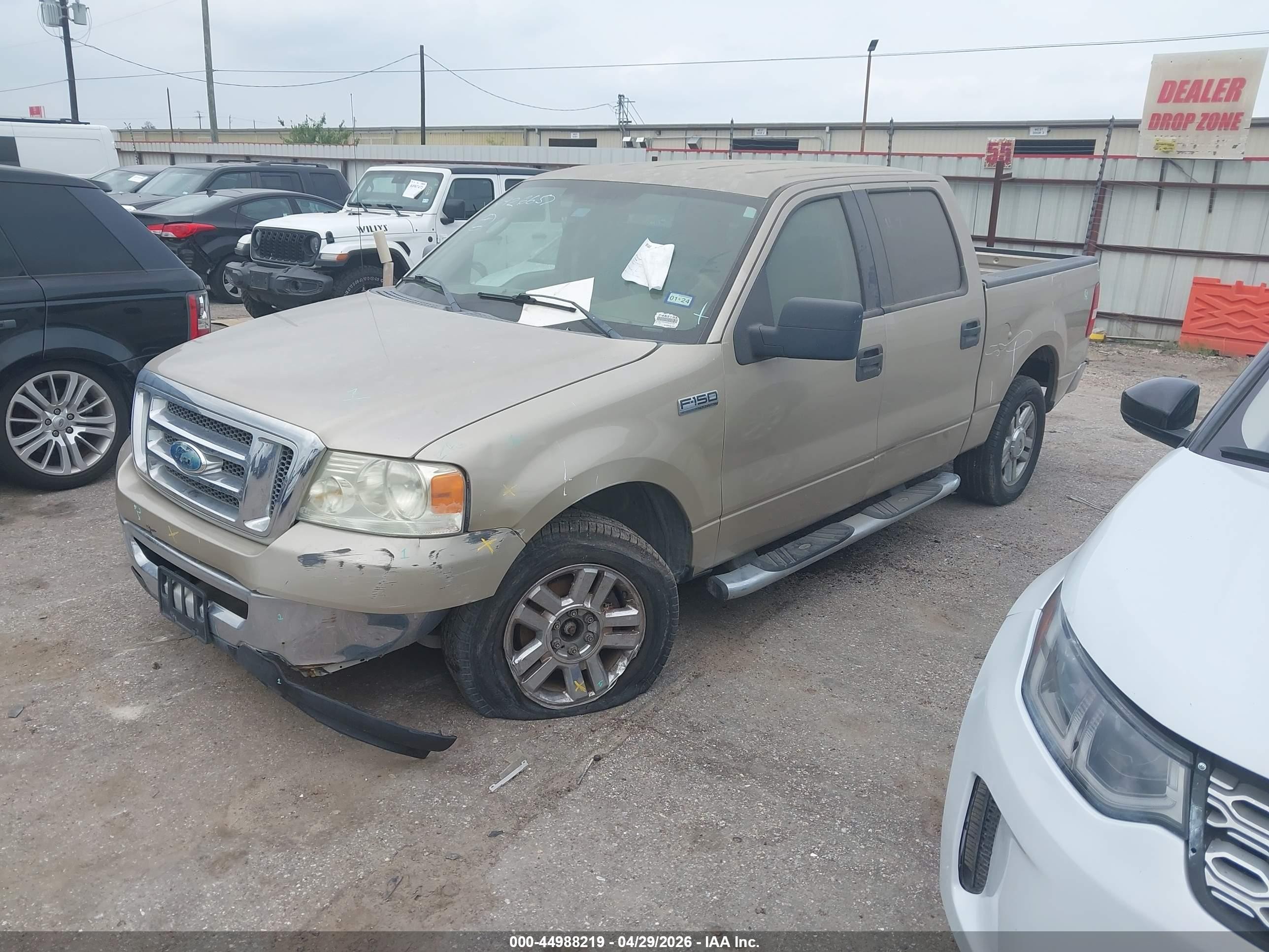 2008 Ford F-150 Xl/xlt Gold vin: 1FTRW12W28FB39732