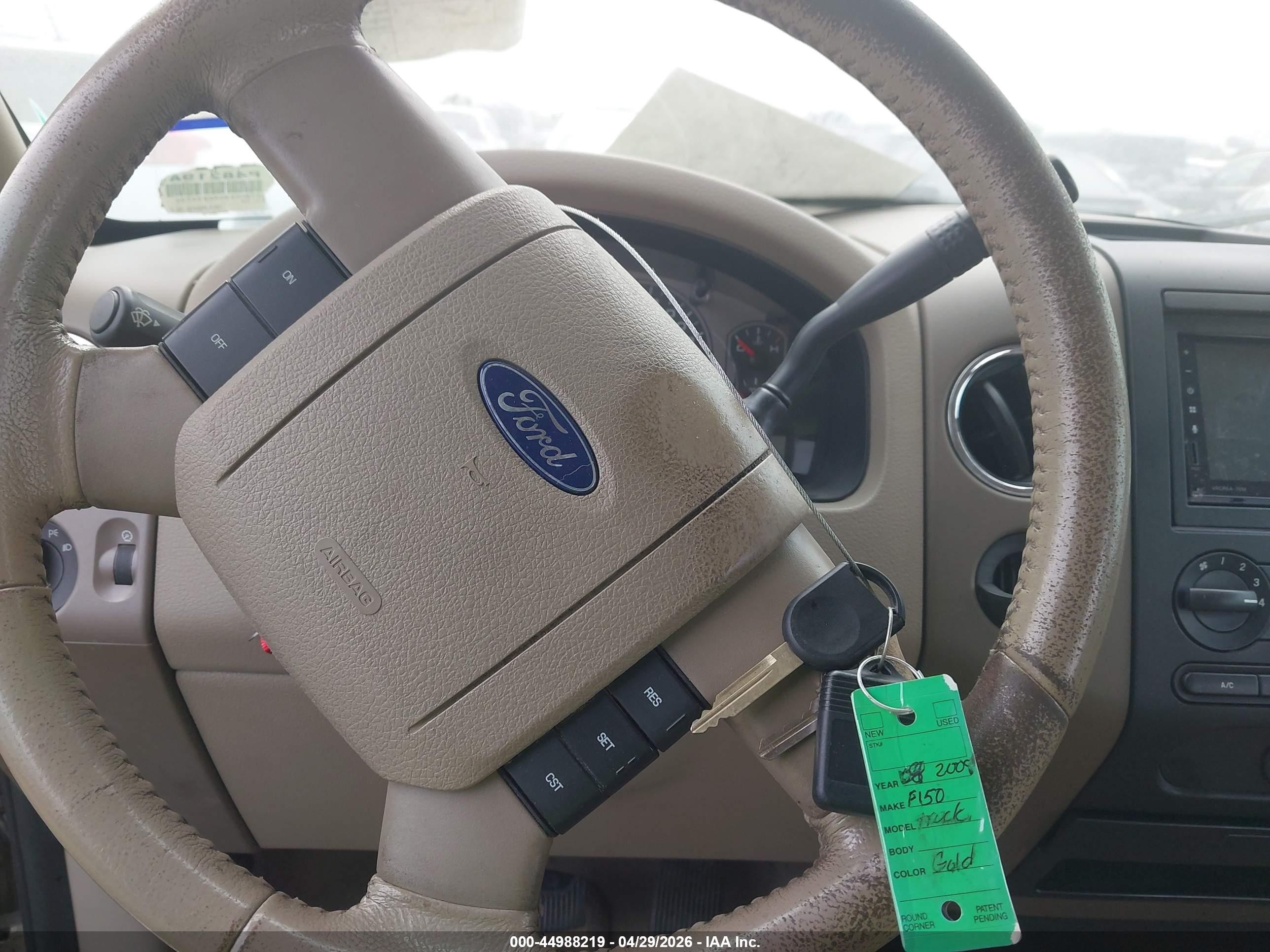 2008 Ford F-150 Xl/xlt Gold vin: 1FTRW12W28FB39732