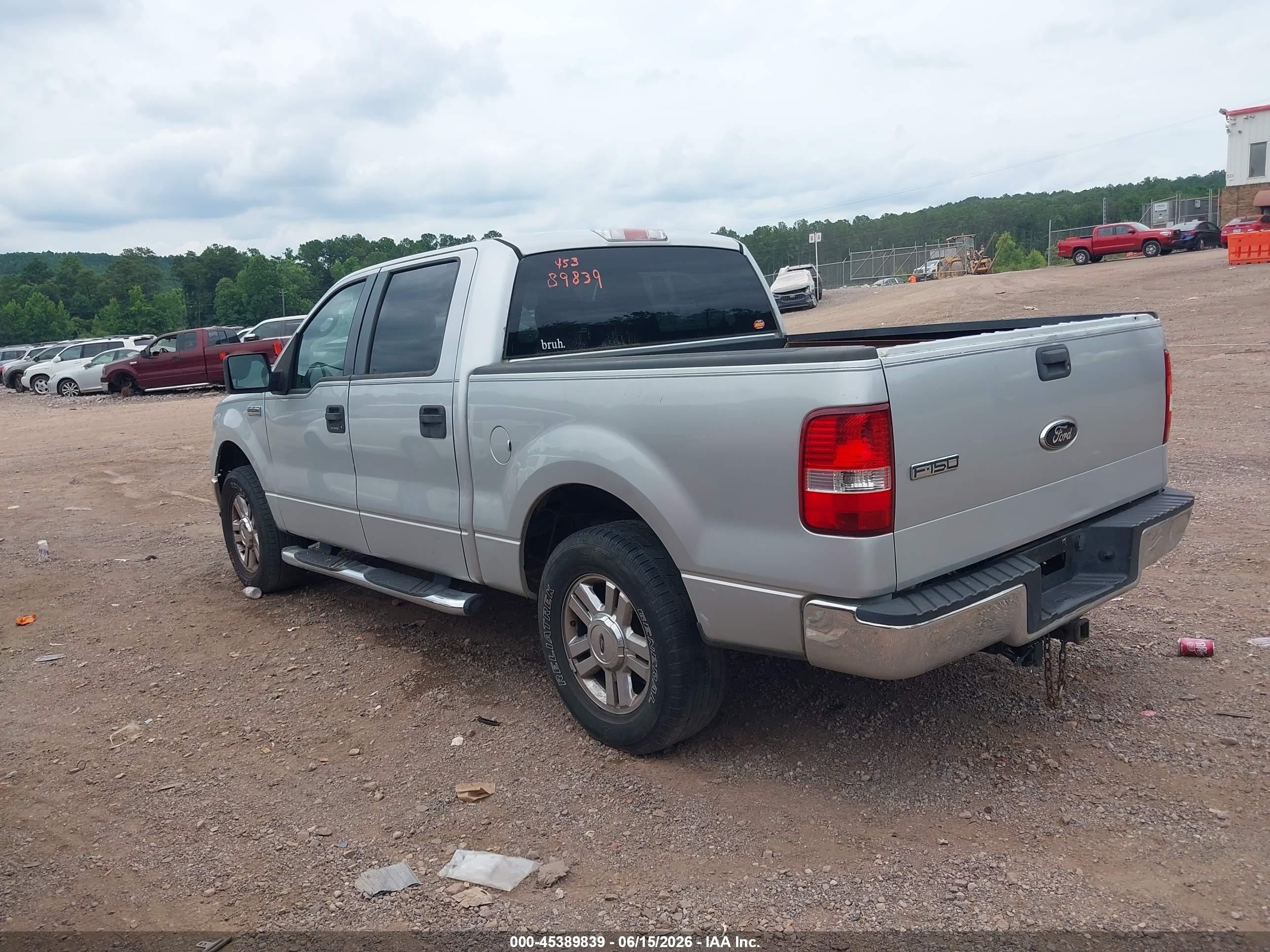 2008 Ford F-150 60th Anniversary/fx2/xl/xlt Silver vin: 1FTRW12W28FB90339