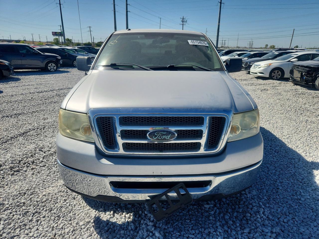 2008 Ford F150 Supercrew Silver vin: 1FTRW12W28FB91796