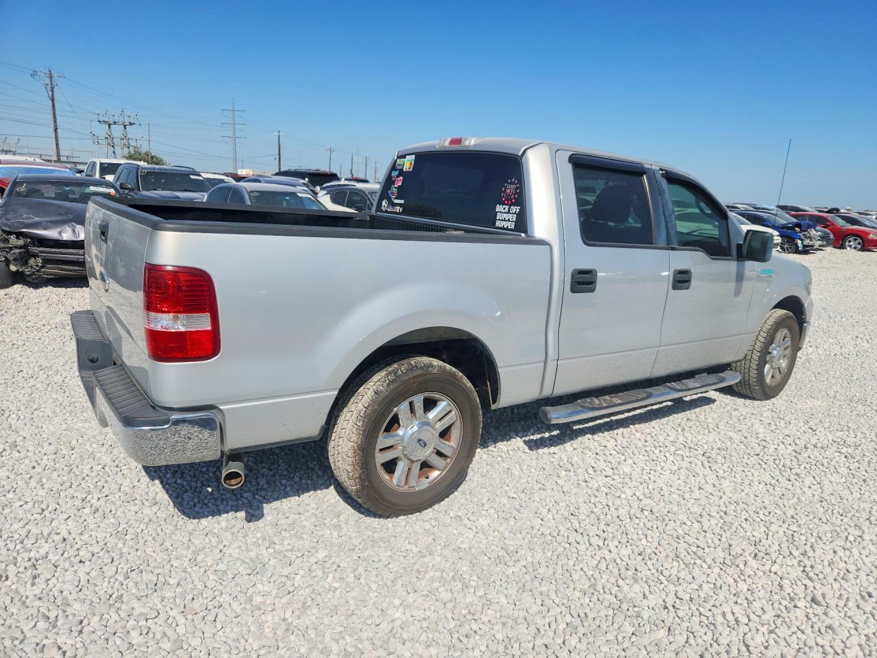 2008 Ford F150 Supercrew Silver vin: 1FTRW12W28FB91796