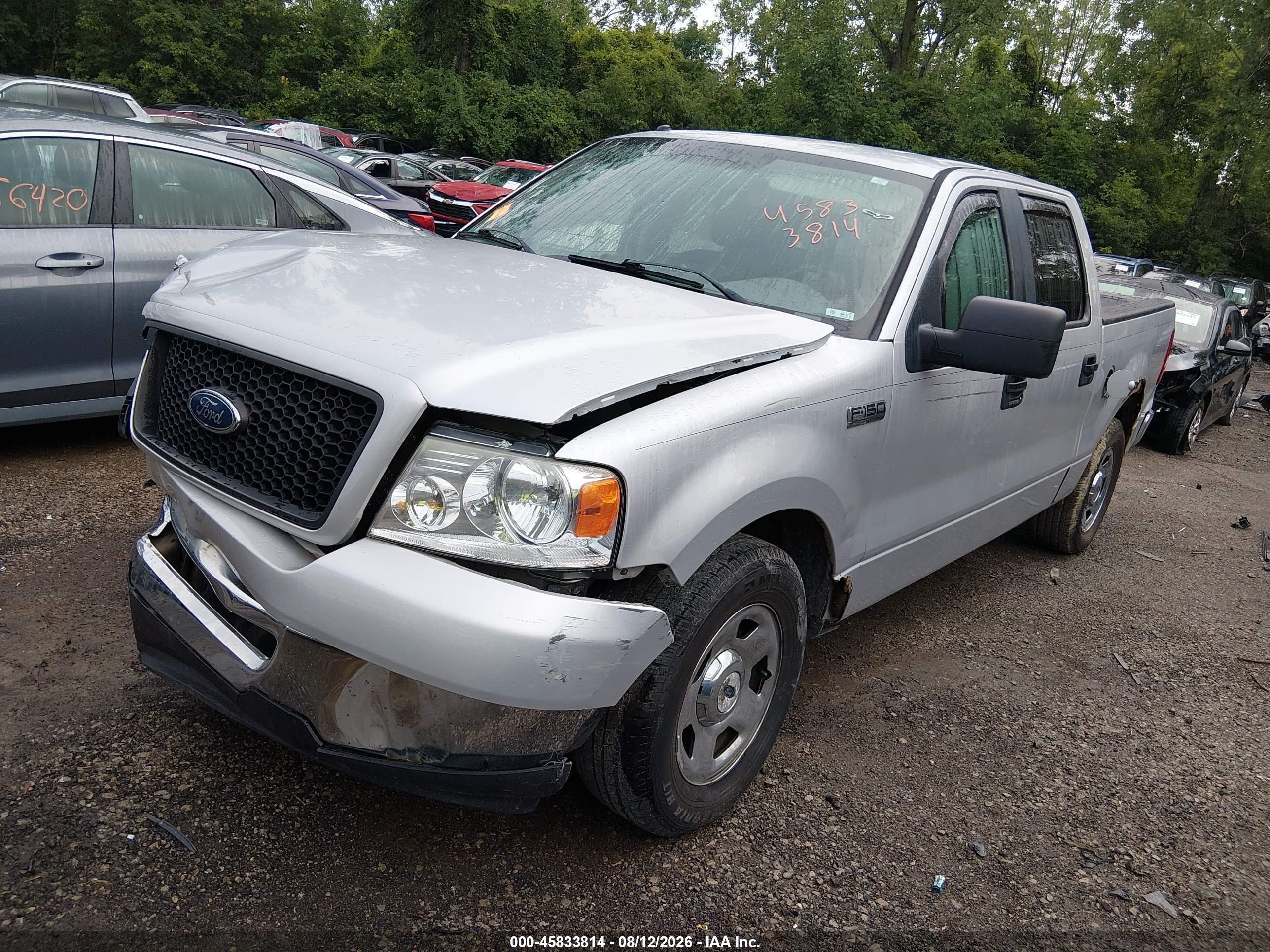 2008 Ford F-150 Xlt Silver vin: 1FTRW12W28FC06720
