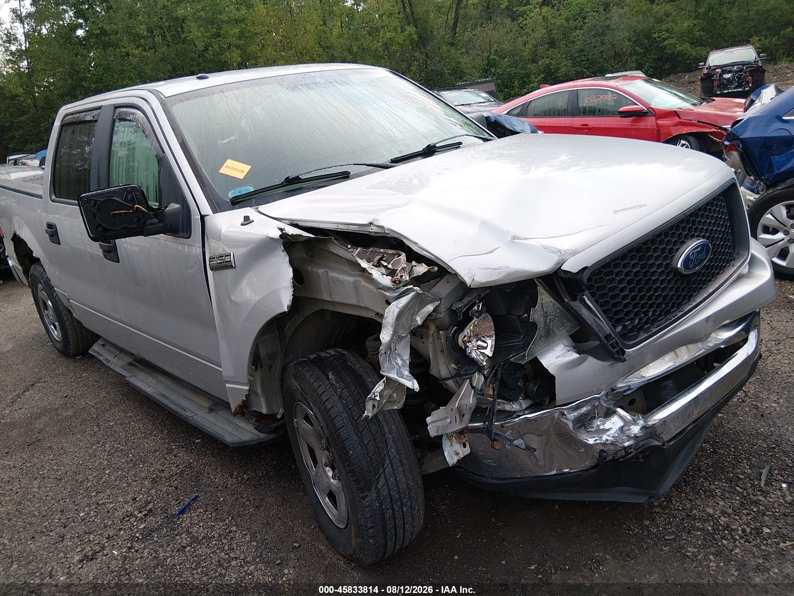 2008 Ford F-150 Xlt Silver vin: 1FTRW12W28FC06720