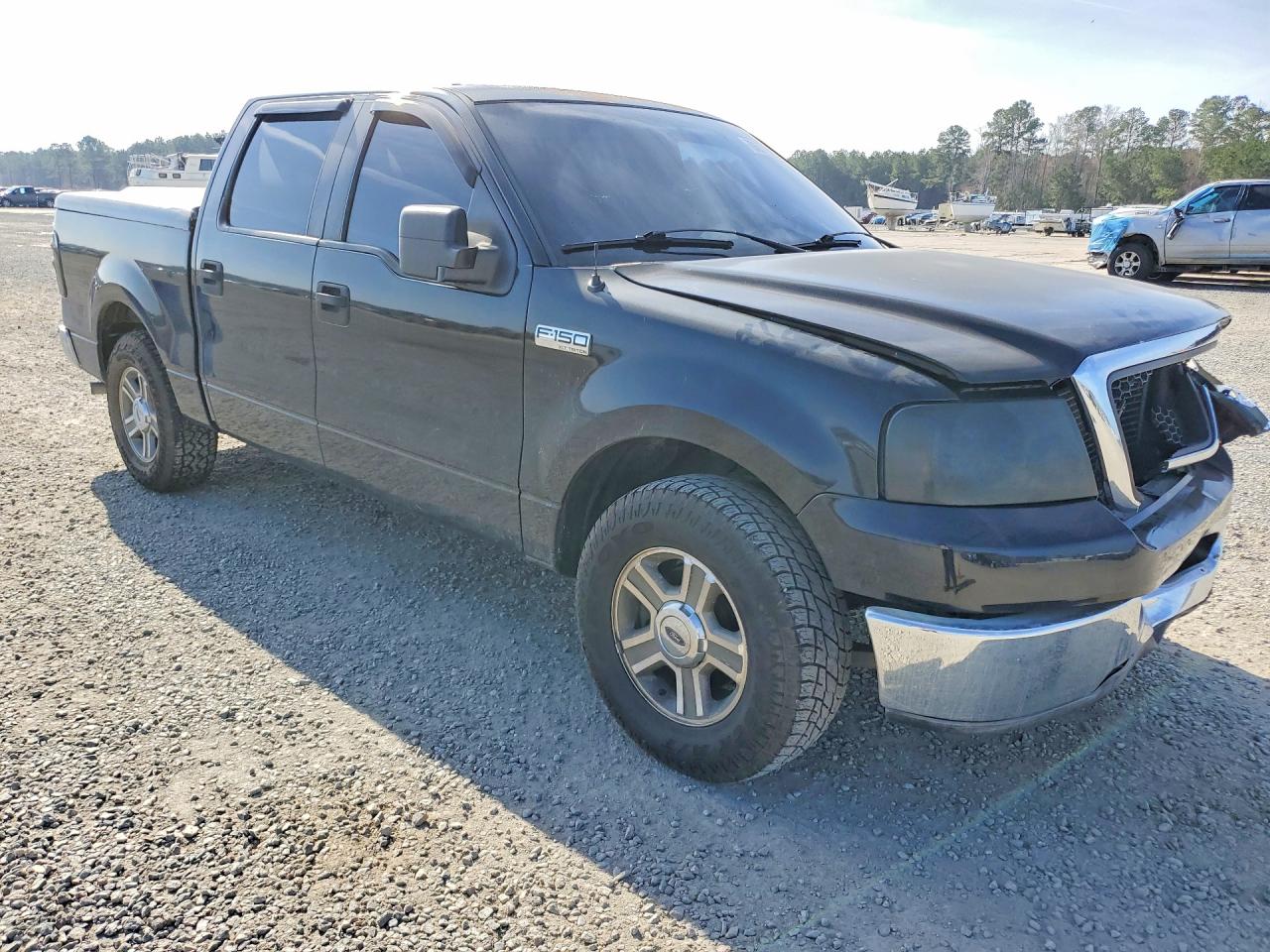 2008 Ford F150 Supercrew Black vin: 1FTRW12W28KC84633