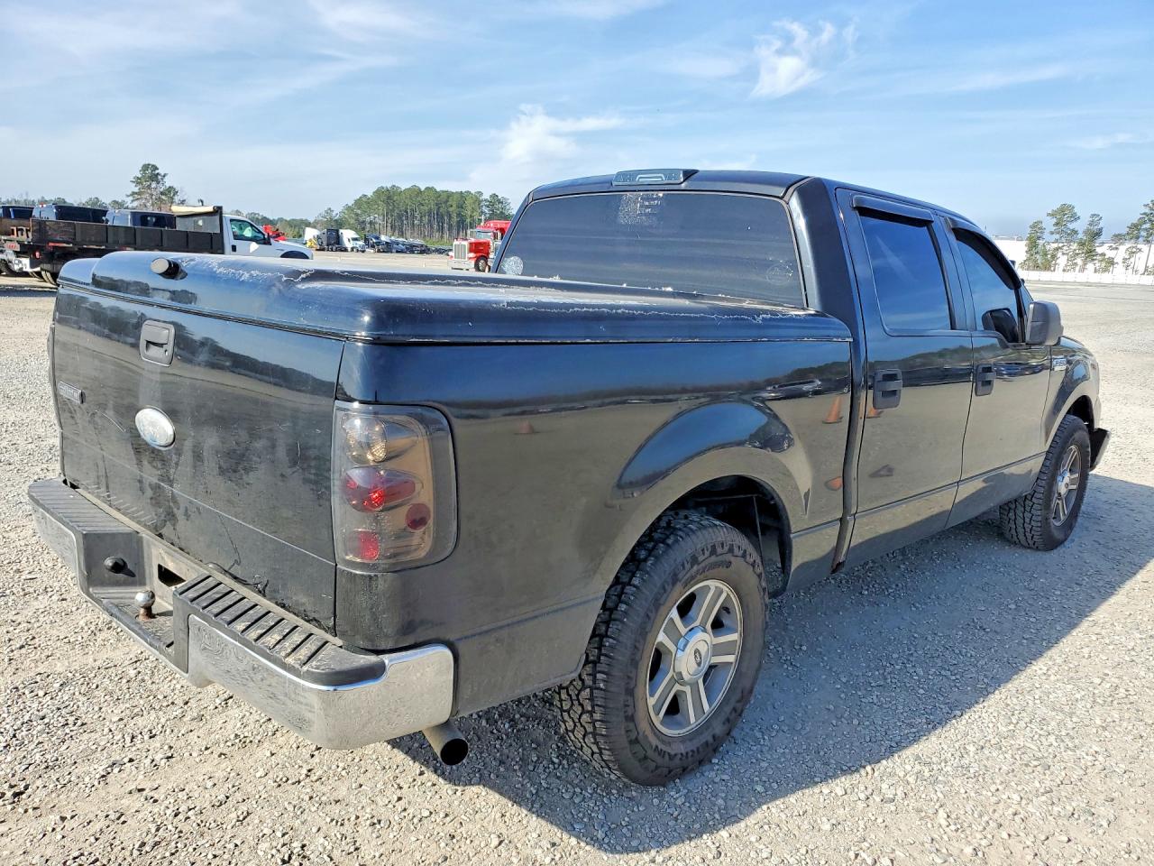 2008 Ford F150 Supercrew Black vin: 1FTRW12W28KC84633