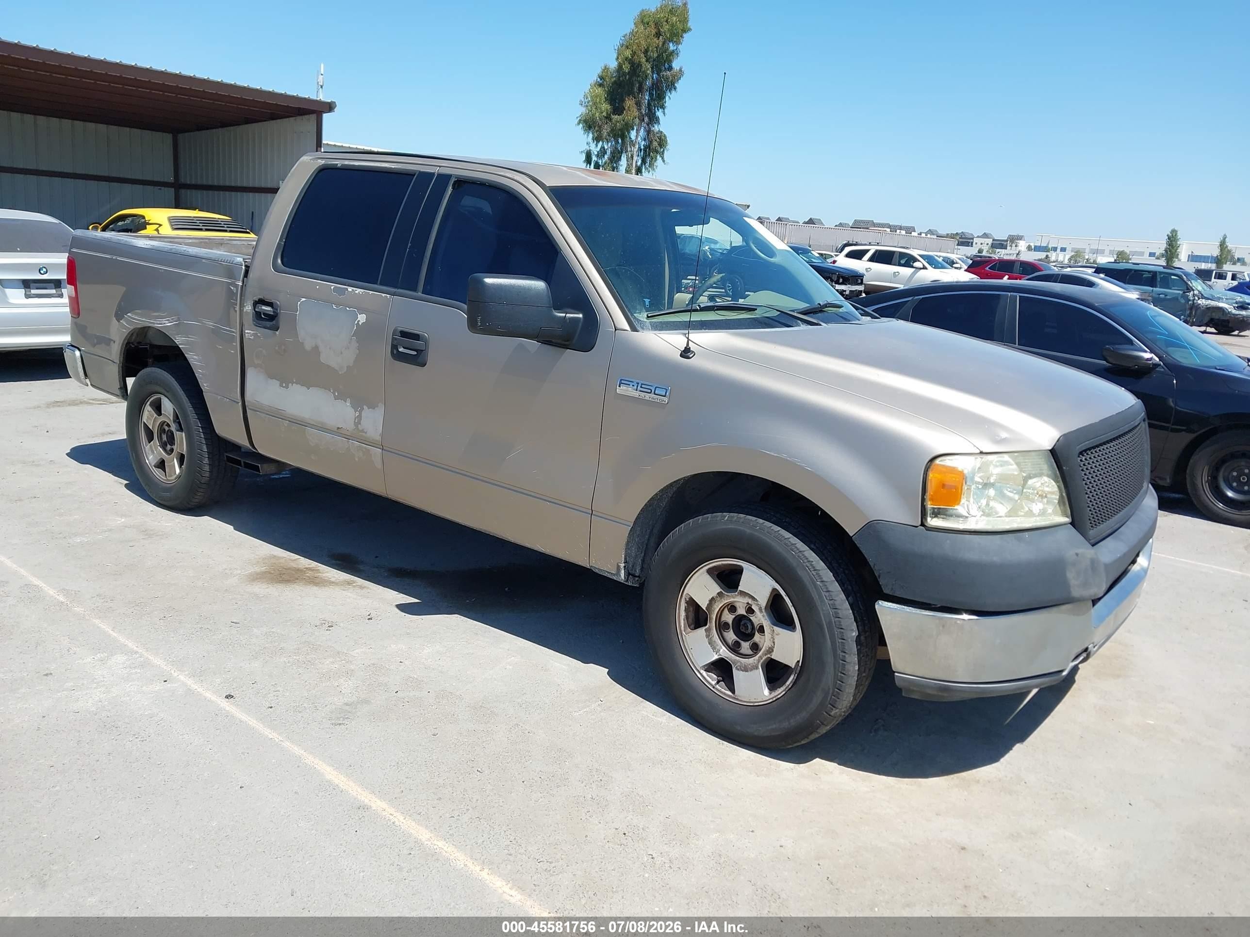 2004 Ford F-150 Xlt Brown vin: 1FTRW12W34KC19672