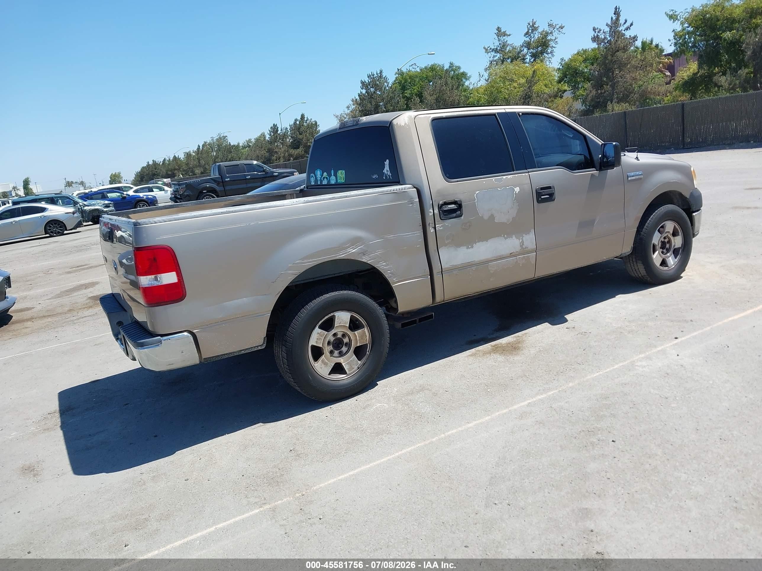 2004 Ford F-150 Xlt Brown vin: 1FTRW12W34KC19672