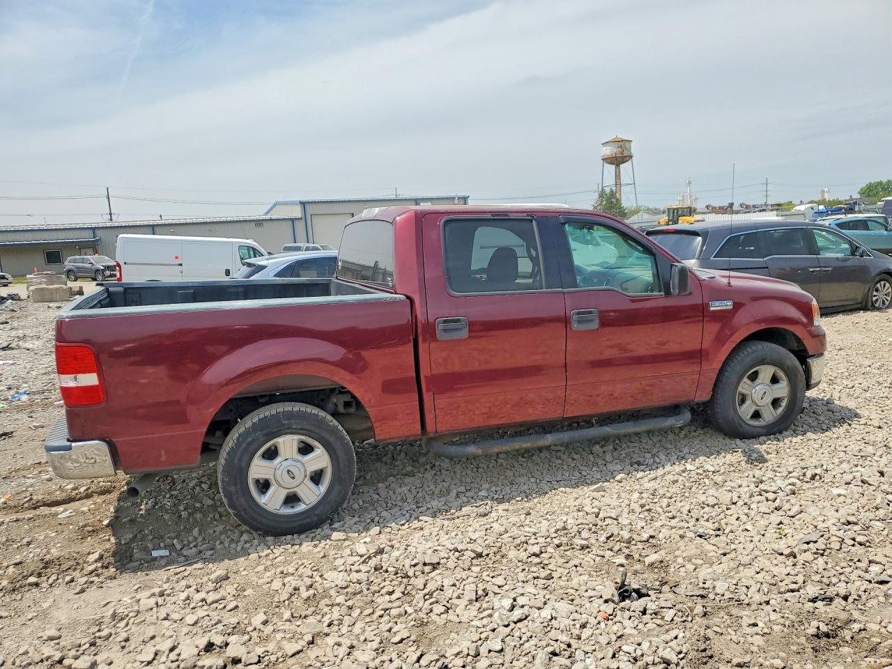 2004 Ford F150 Supercrew Burgundy vin: 1FTRW12W34KC44023