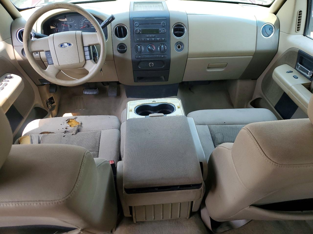 2004 Ford F150 Supercrew Burgundy vin: 1FTRW12W34KC44023